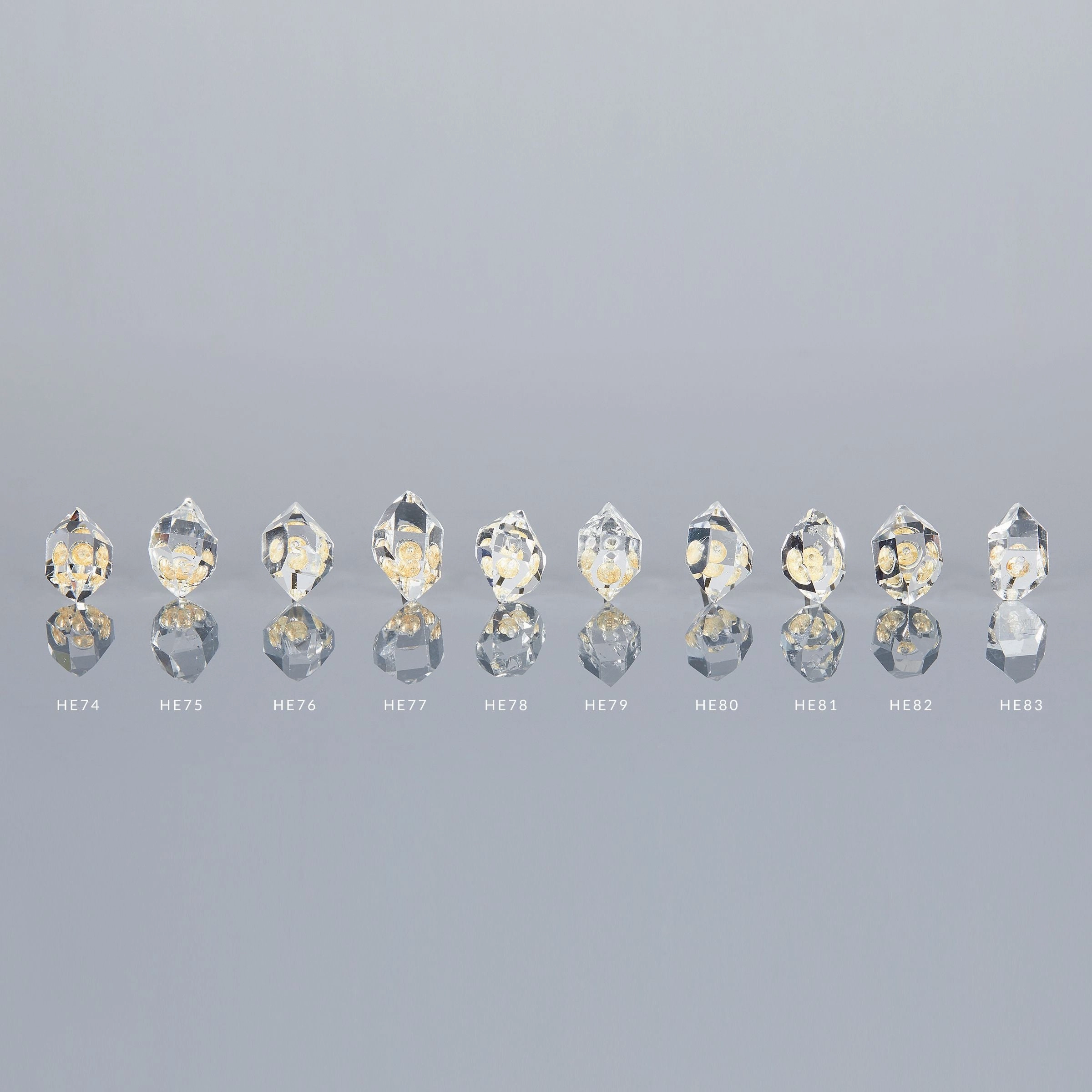 One-of-A-Kind Herkimer Diamond Studs | HE-OOAK