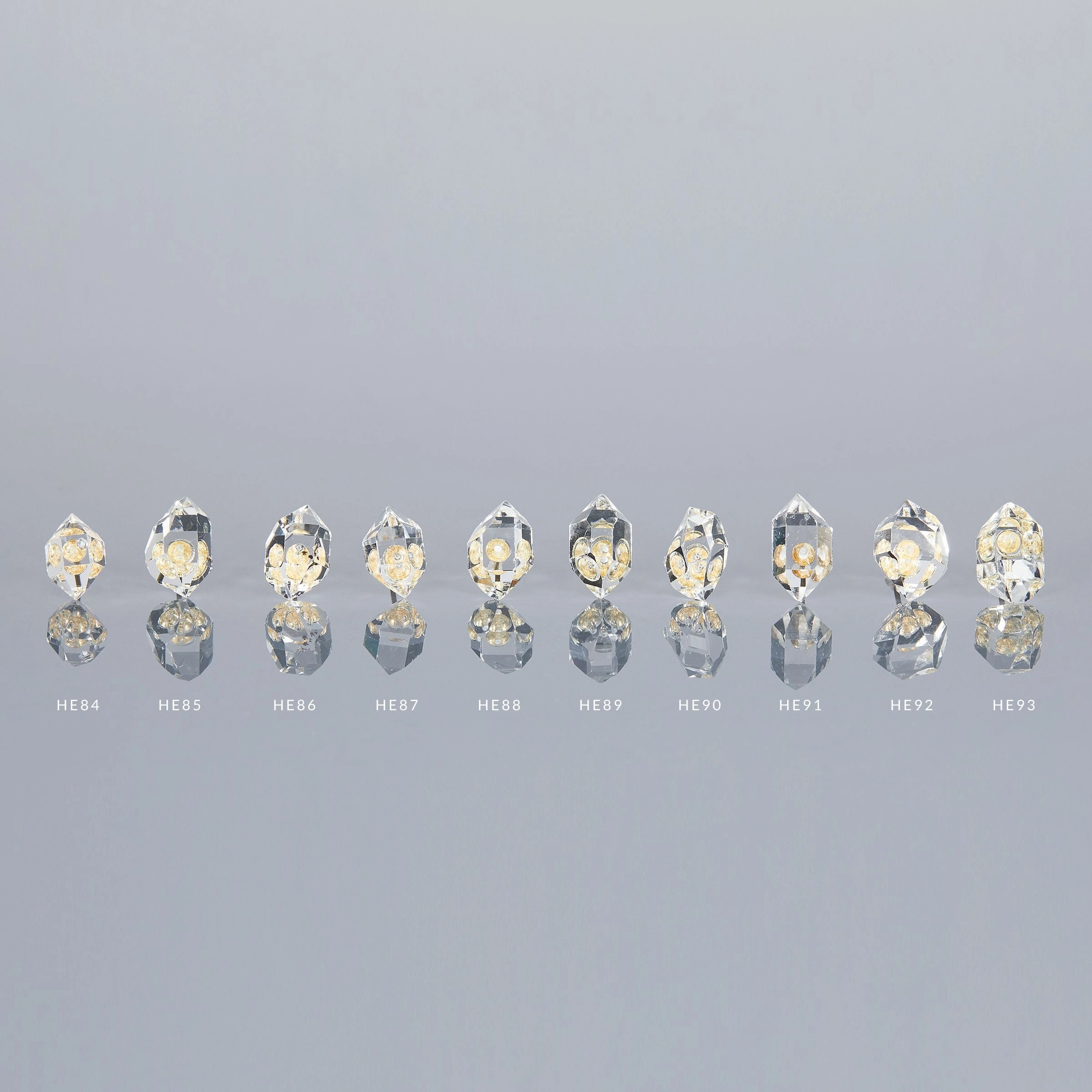 One-of-A-Kind Herkimer Diamond Studs | HE-OOAK