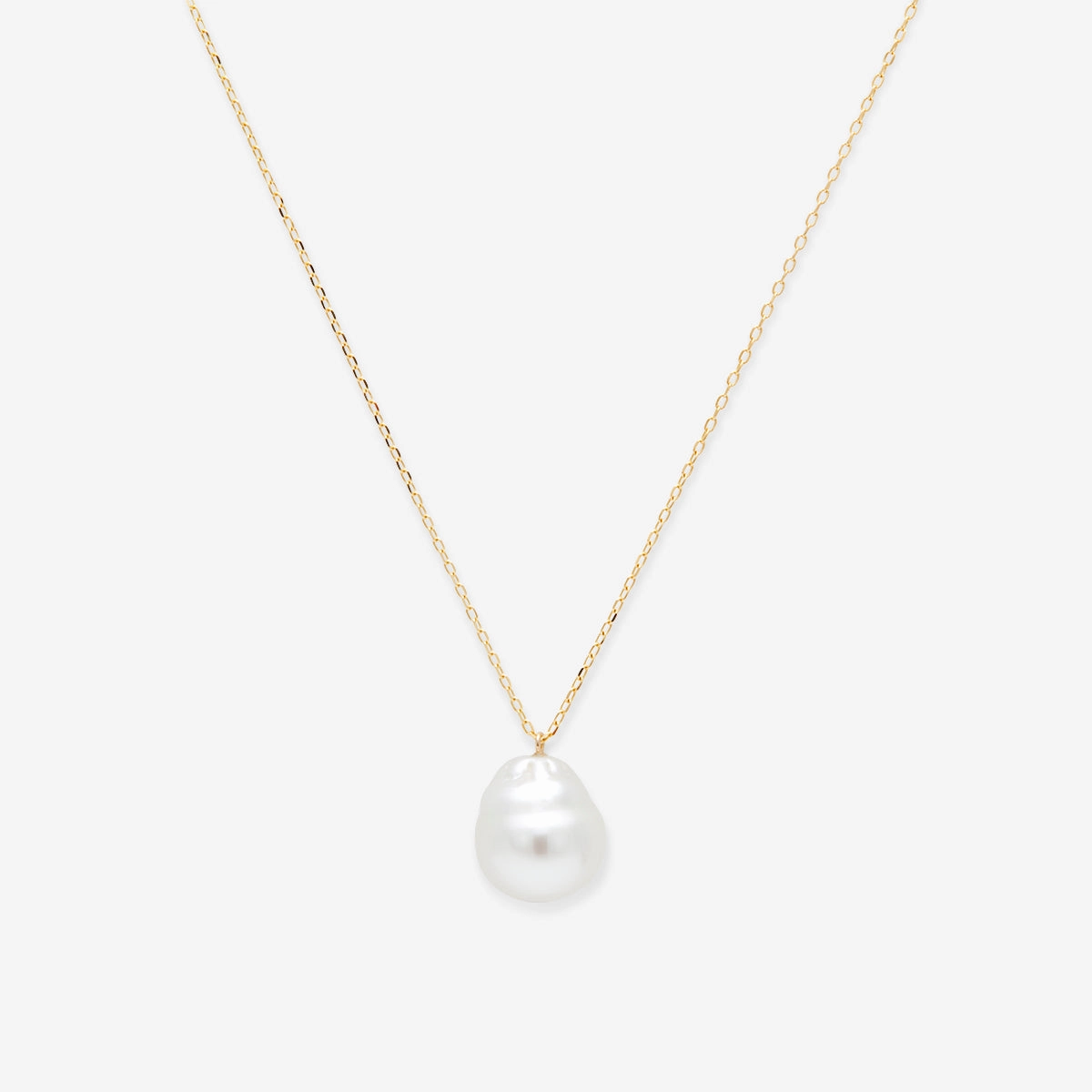 One-of-a-Kind Semi Baroque Pearl Necklace | BPN-OOAK