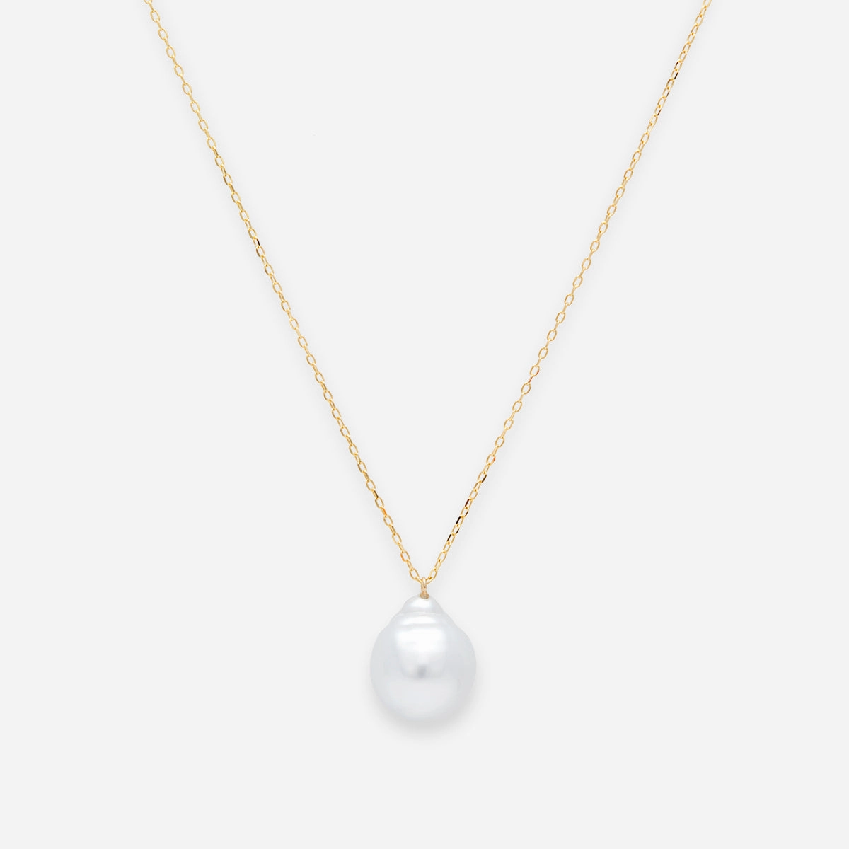 One-of-a-Kind Semi Baroque Pearl Necklace | BPN-OOAK