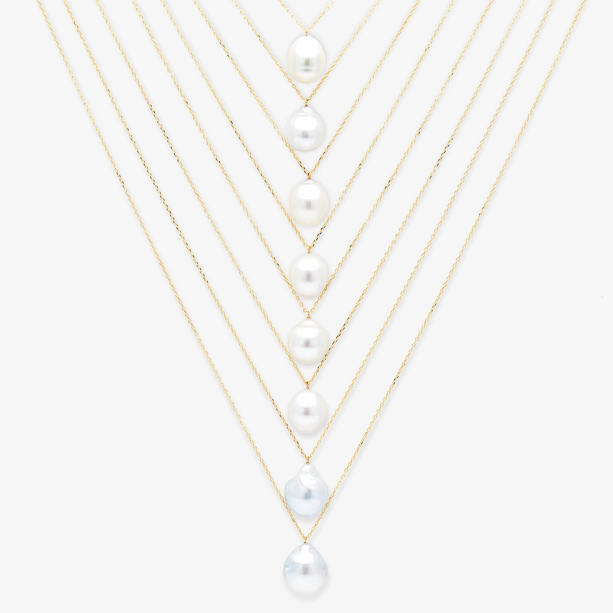 One-of-a-Kind Semi Baroque Pearl Necklace | BPN-OOAK