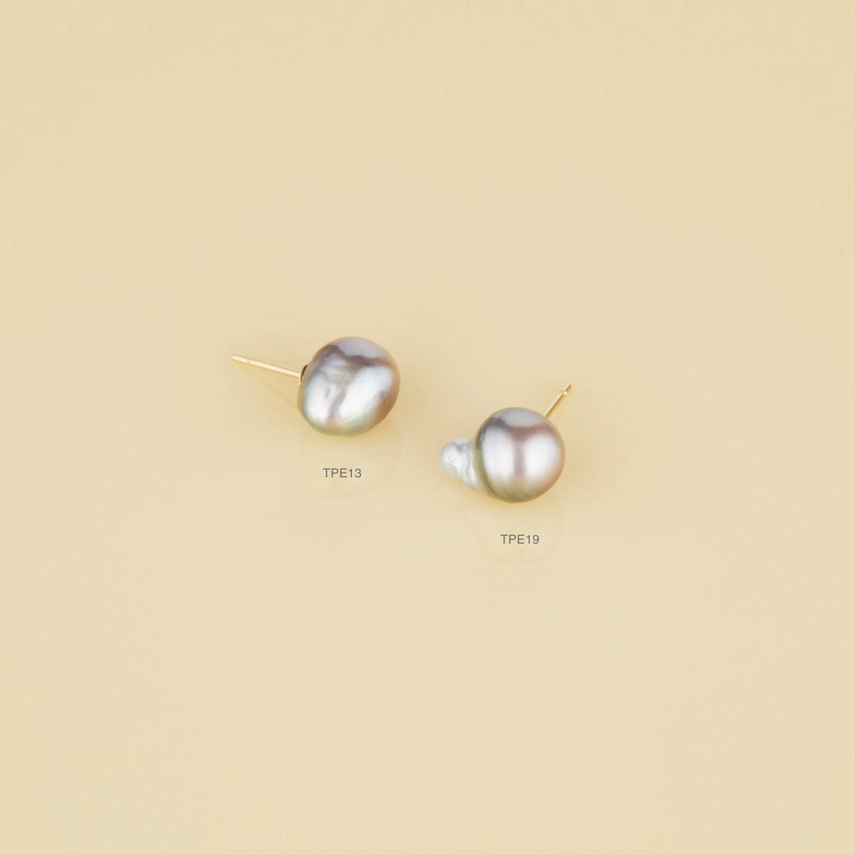 One-of-a-Kind Tahitian Pearl Studs | TPE-OOAK