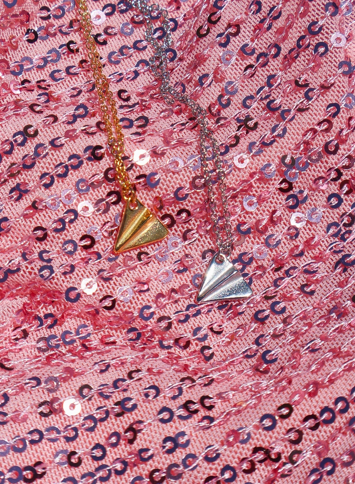 Paper Plane Necklace