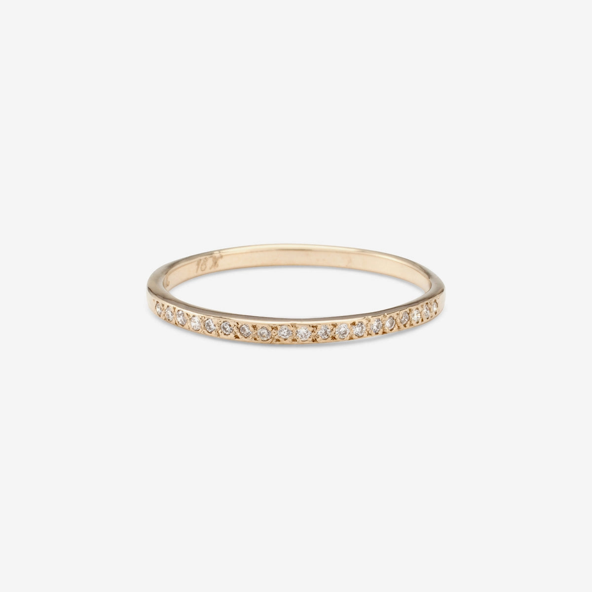 Polished Diamond Half-Eternity Band | R0205W