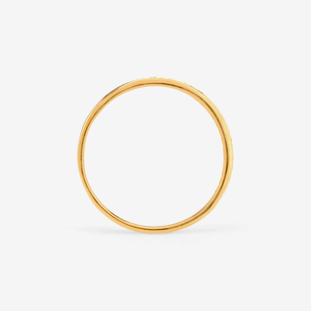 Polished Diamond Half-Eternity Band | R0205W