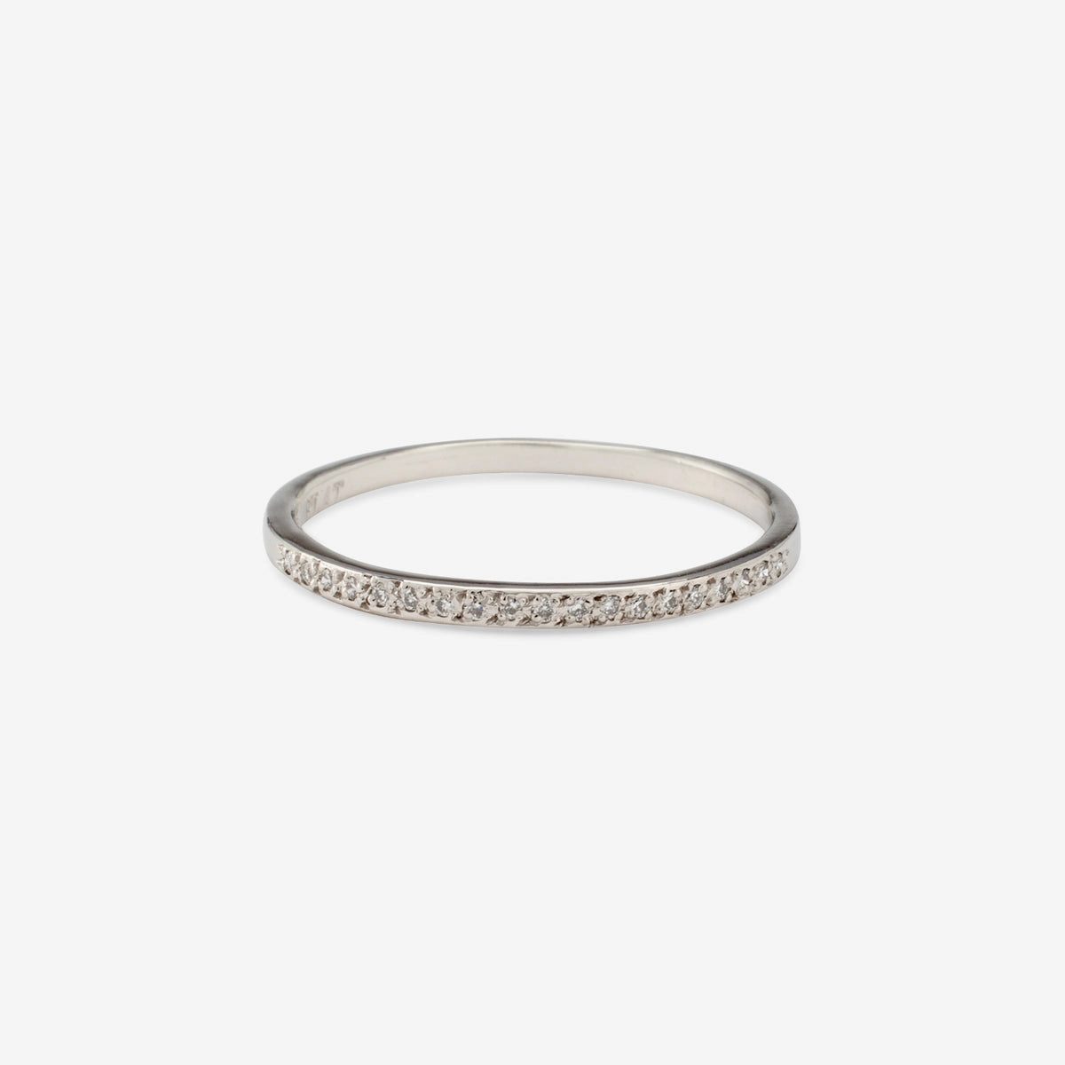 Polished Diamond Half-Eternity Band | R0205W