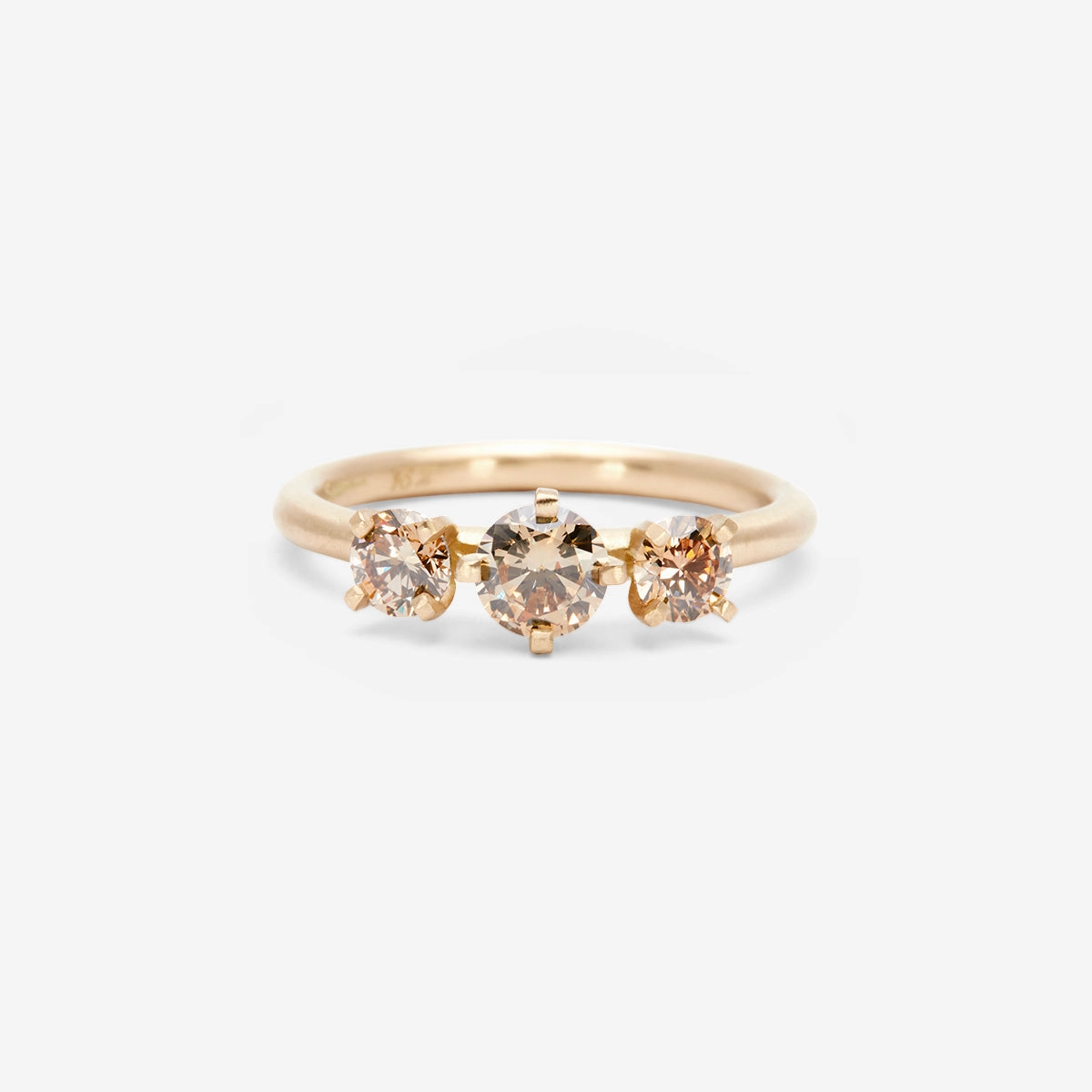 Queen Brown Diamond Trinity Ring | R11721BR