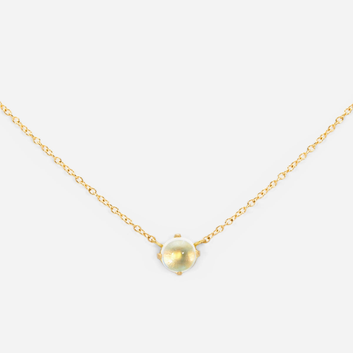 Rainbow Moonstone Wisp Necklace | N5801RM