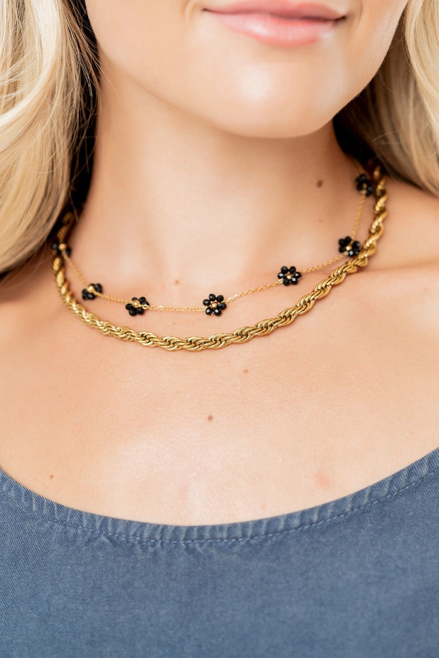 Sandy Pearl Necklace - Summer Pretty Necklace