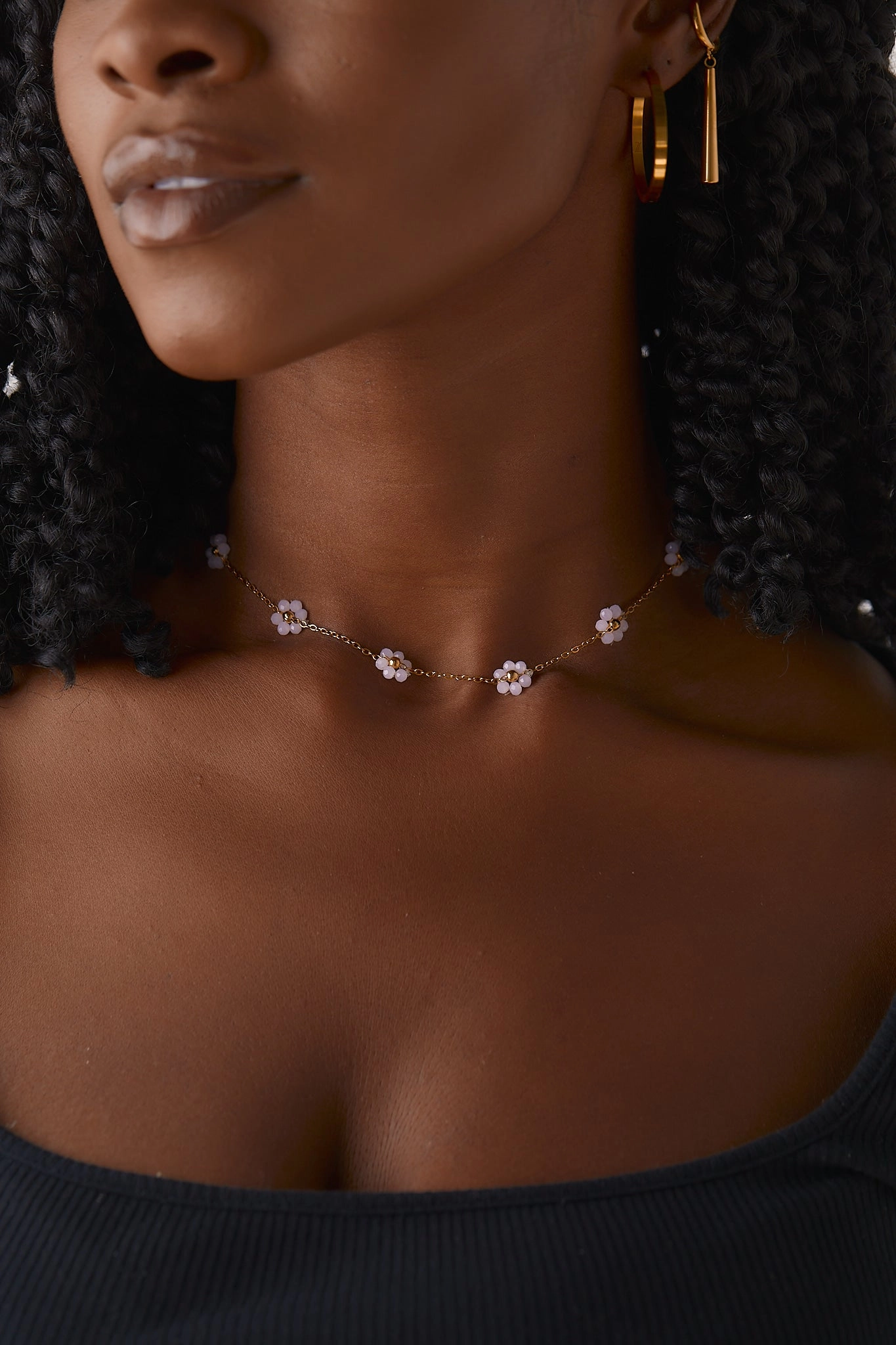 Sandy Pearl Necklace - Summer Pretty Necklace