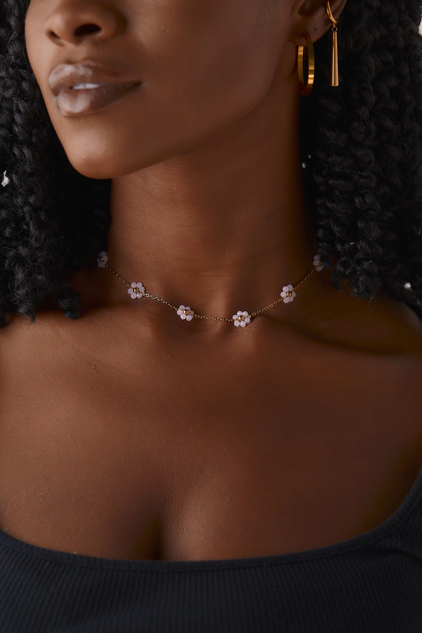 Sandy Pearl Necklace - Summer Pretty Necklace