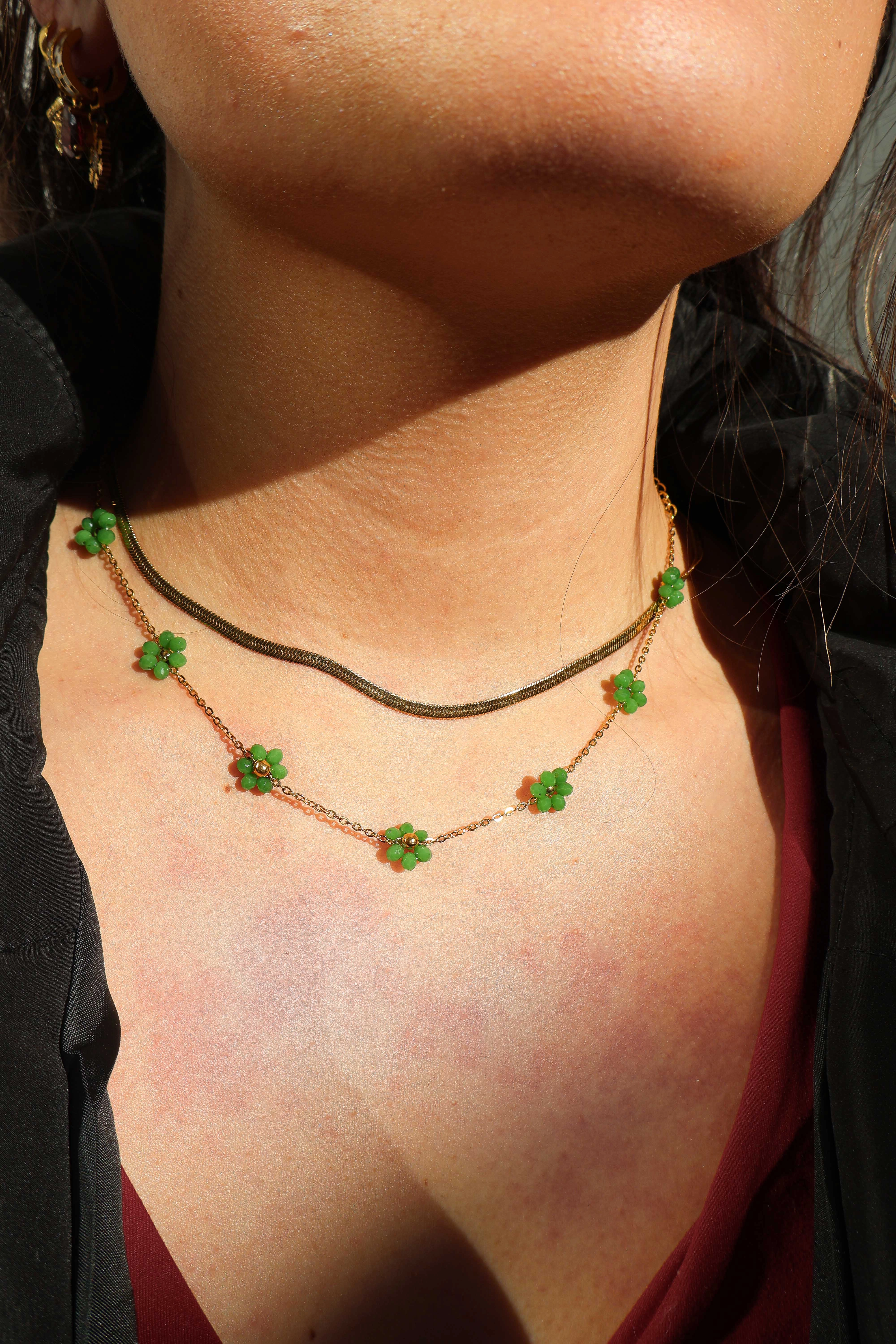 Sandy Pearl Necklace - Summer Pretty Necklace