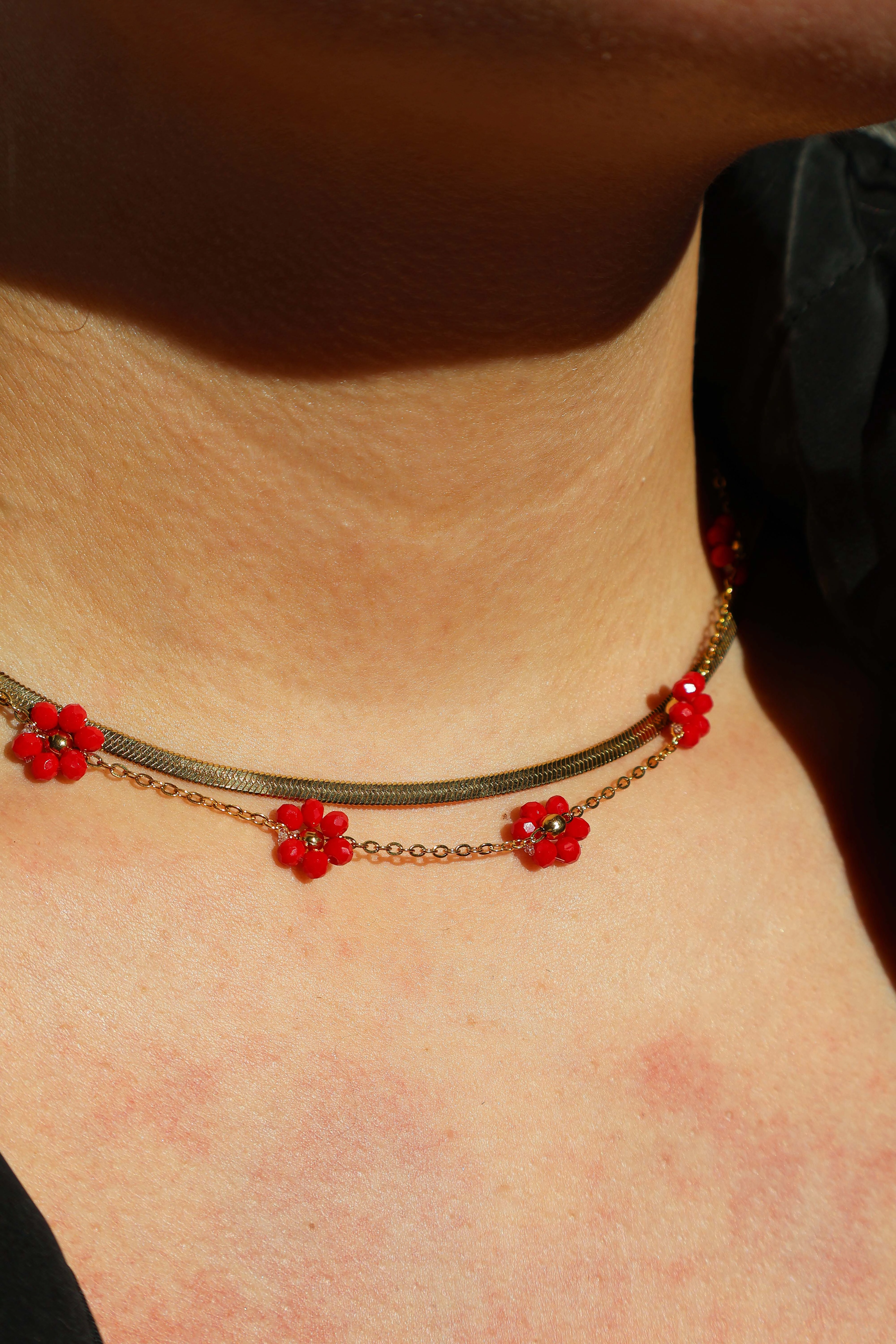 Sandy Pearl Necklace - Summer Pretty Necklace