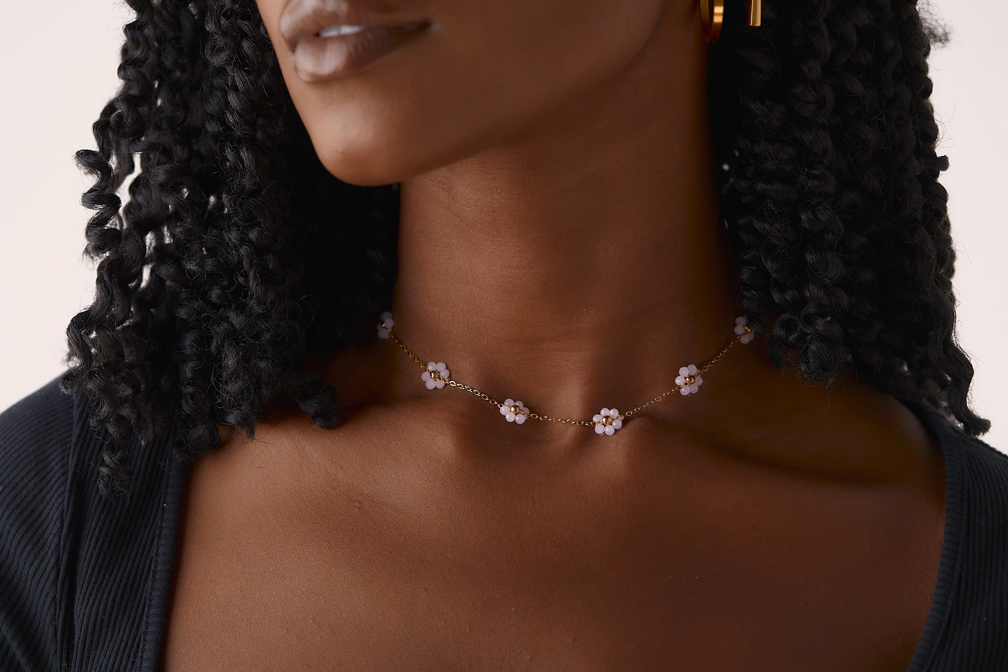 Sandy Pearl Necklace - Summer Pretty Necklace