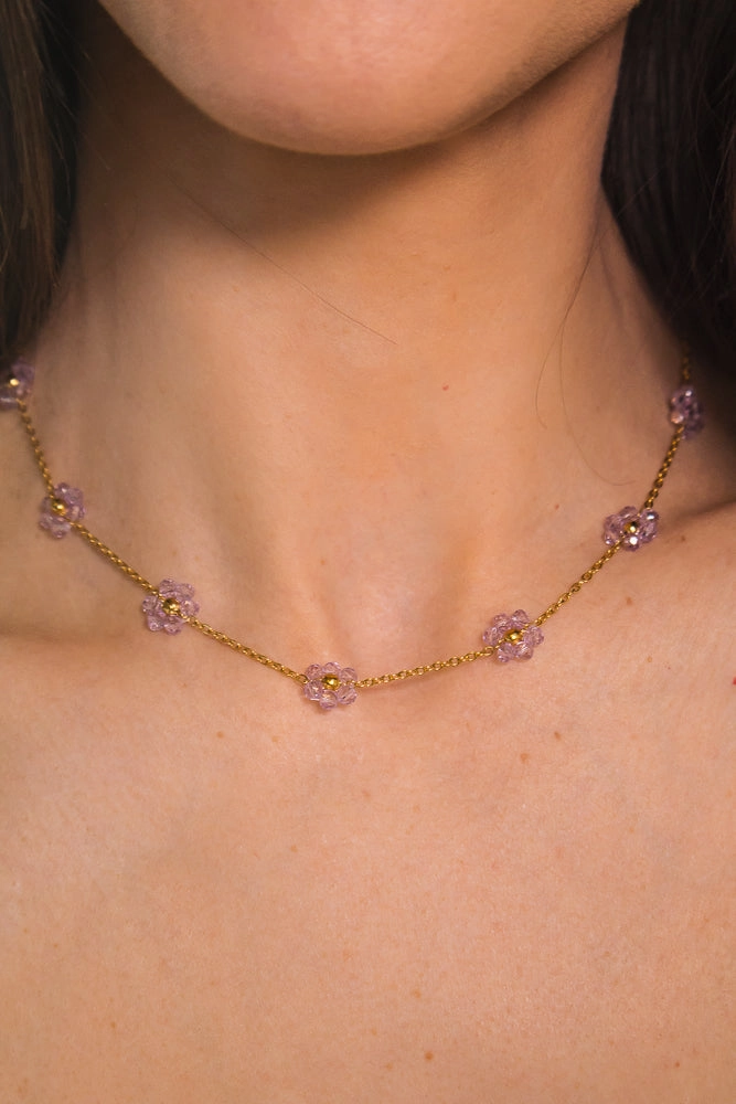 Sandy Pearl Necklace - Summer Pretty Necklace