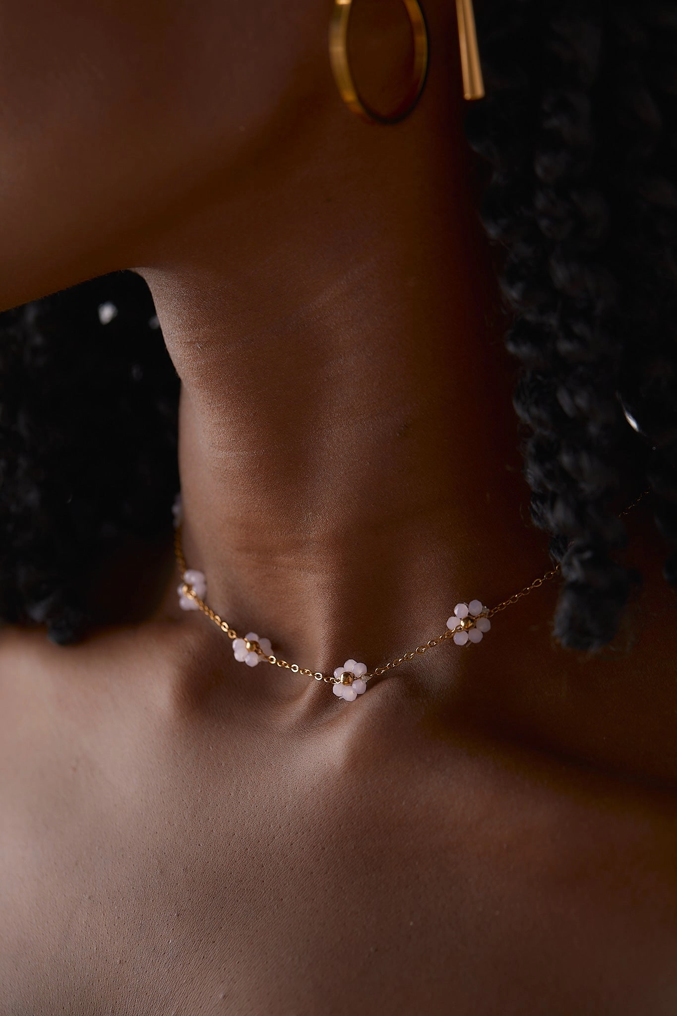 Sandy Pearl Necklace - Summer Pretty Necklace