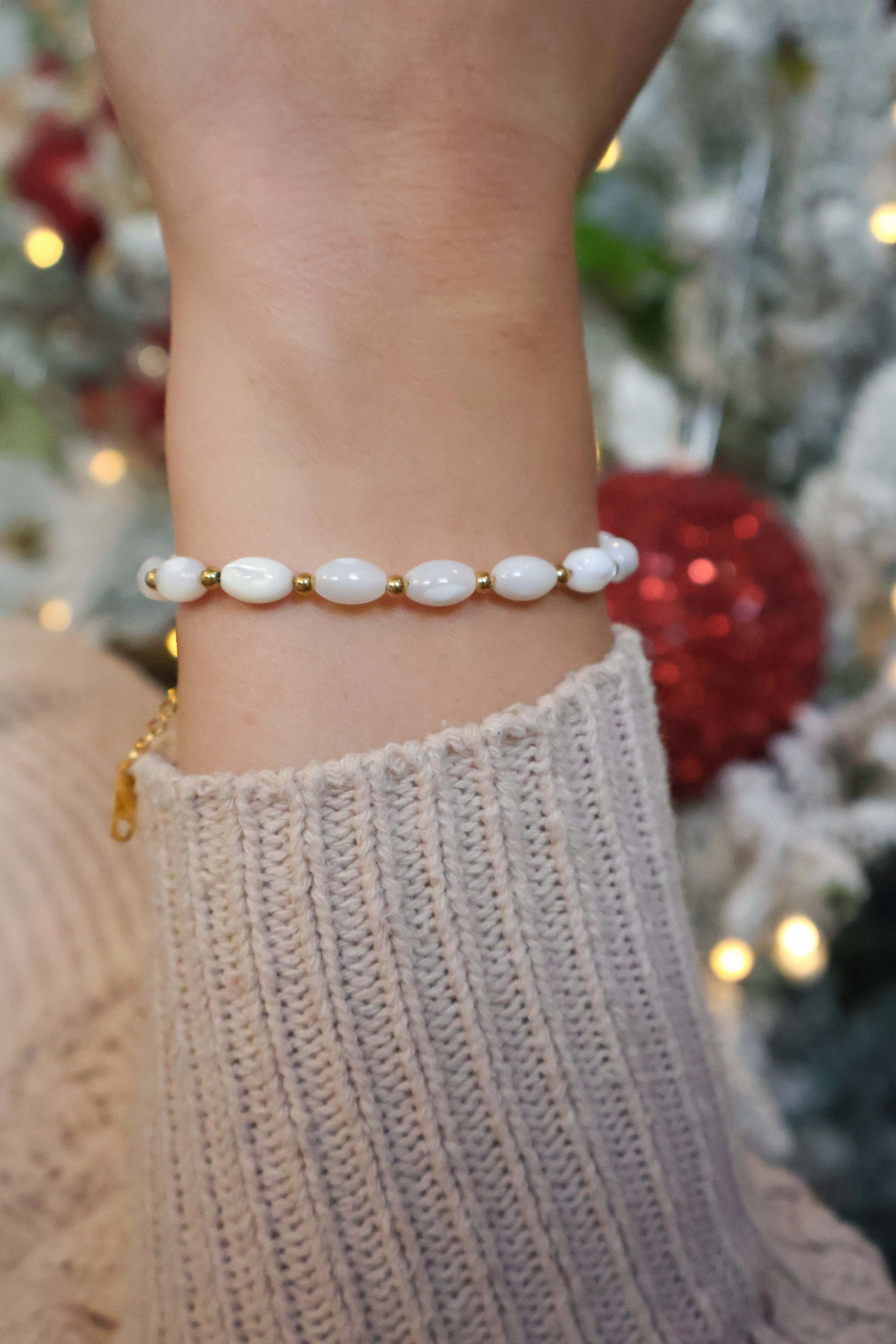 Snowman Beaded bracelet