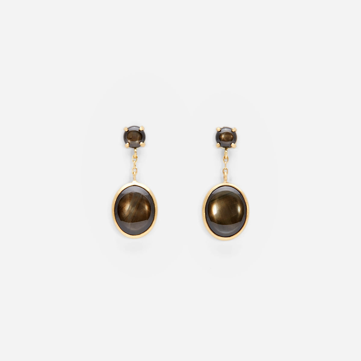 Star Sapphire Glac Earring | E8601SSBK