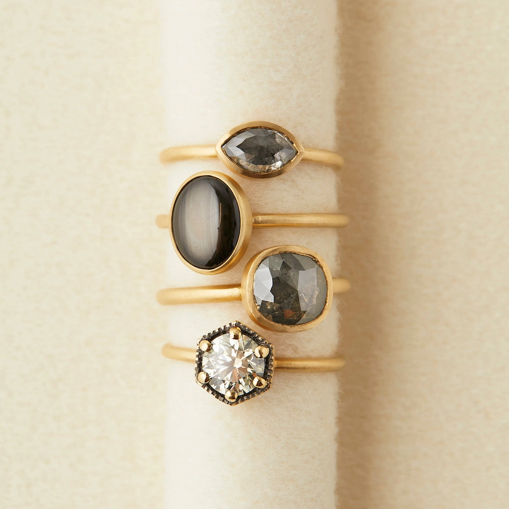 Star Sapphire Glac Ring | R12001SSBK