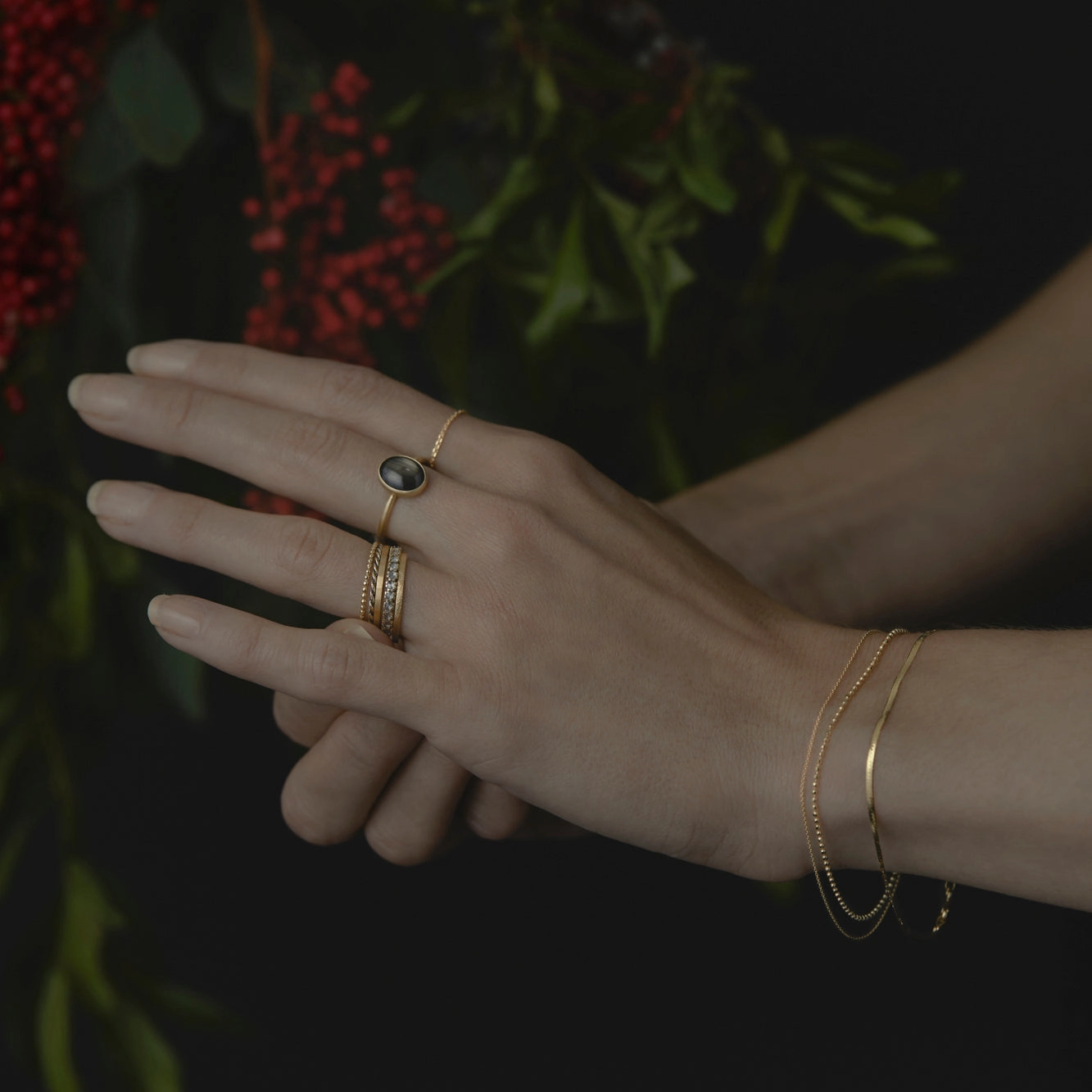 Star Sapphire Glac Ring | R12001SSBK