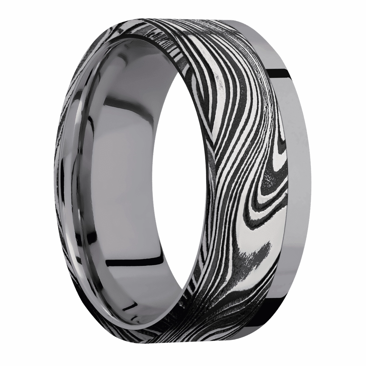 Tantalum with Polish Finish and Marble Inlay
