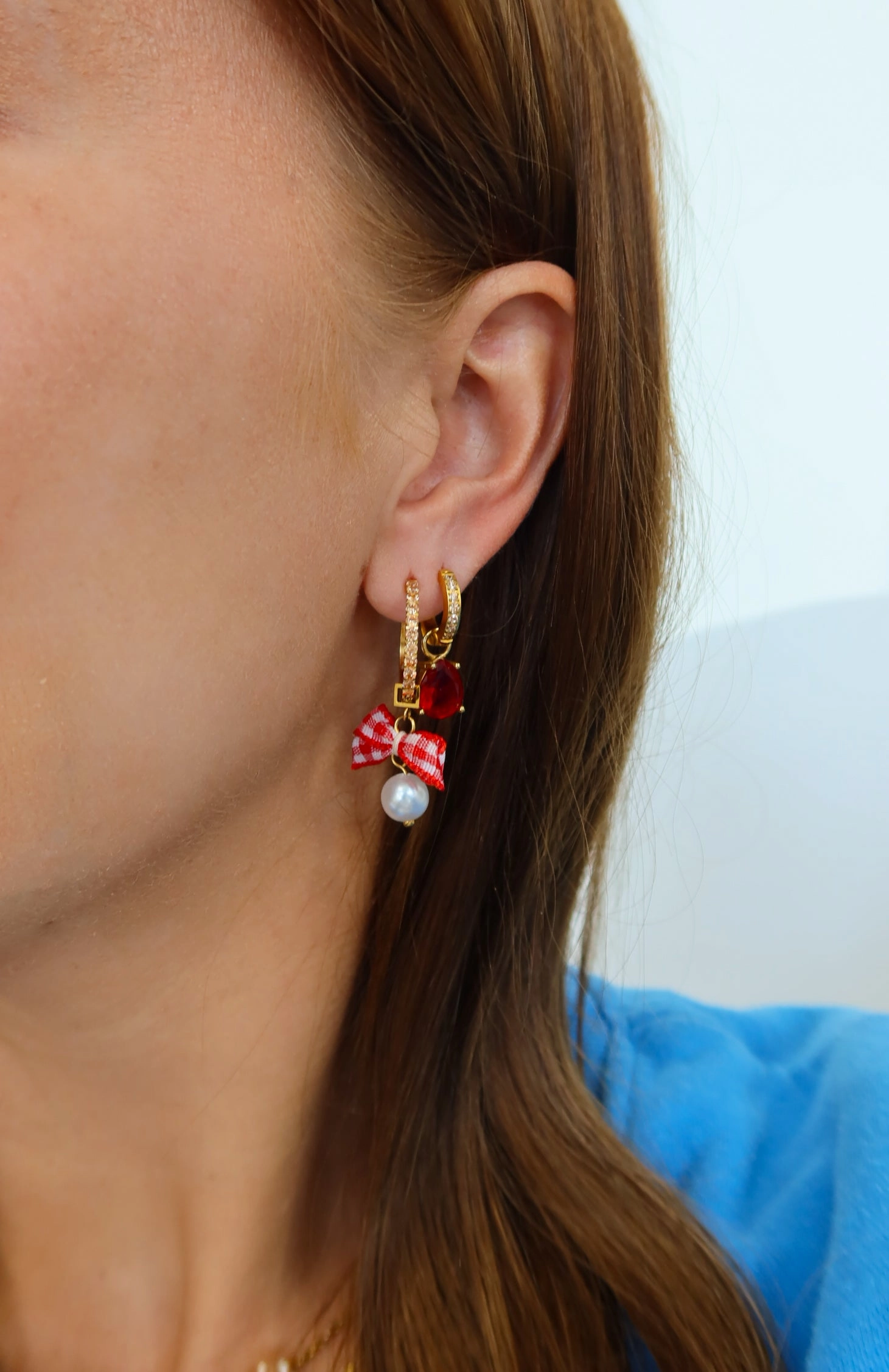 Teardrop Gemstone Charms
