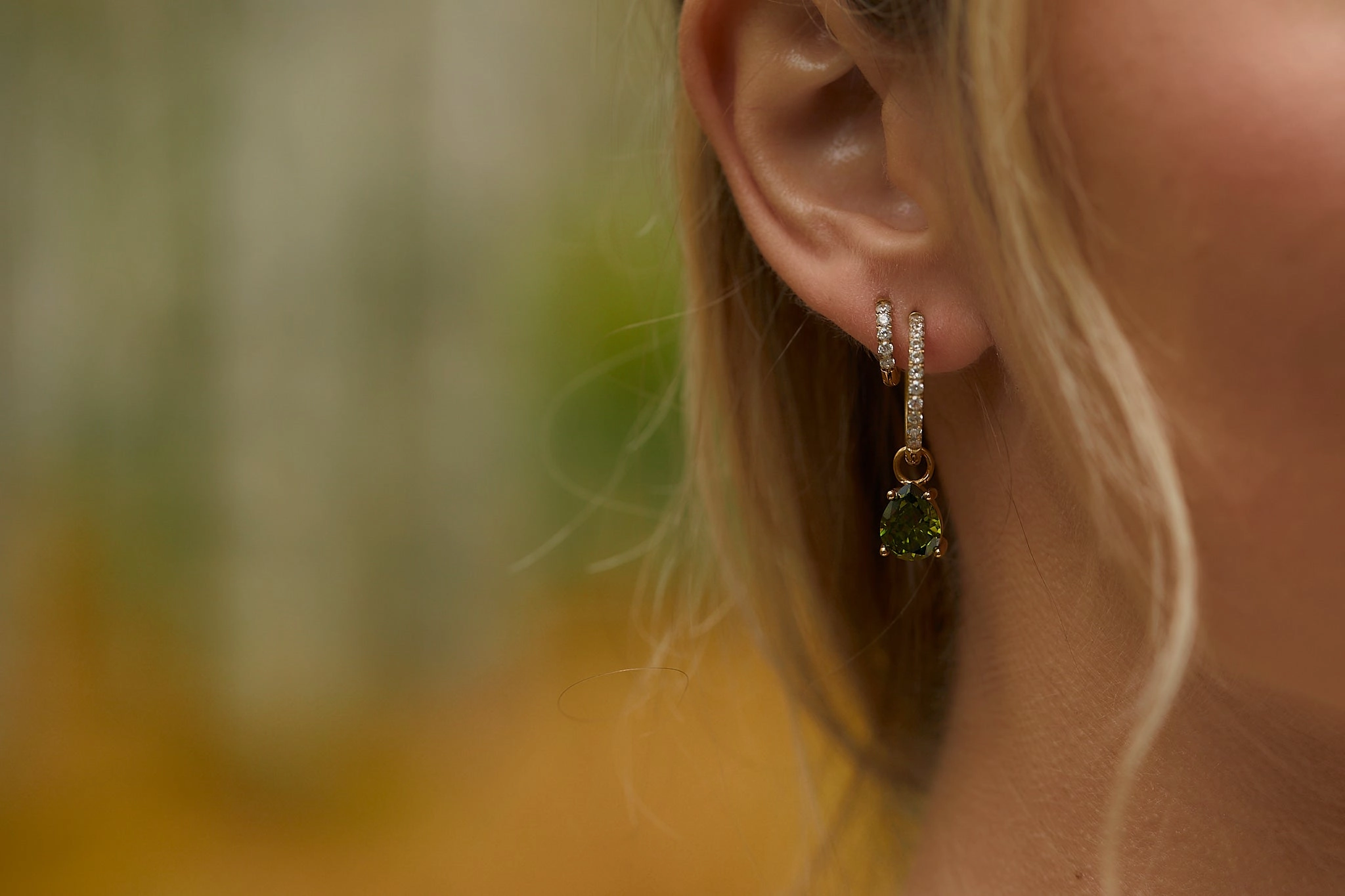 Teardrop Gemstone Charms