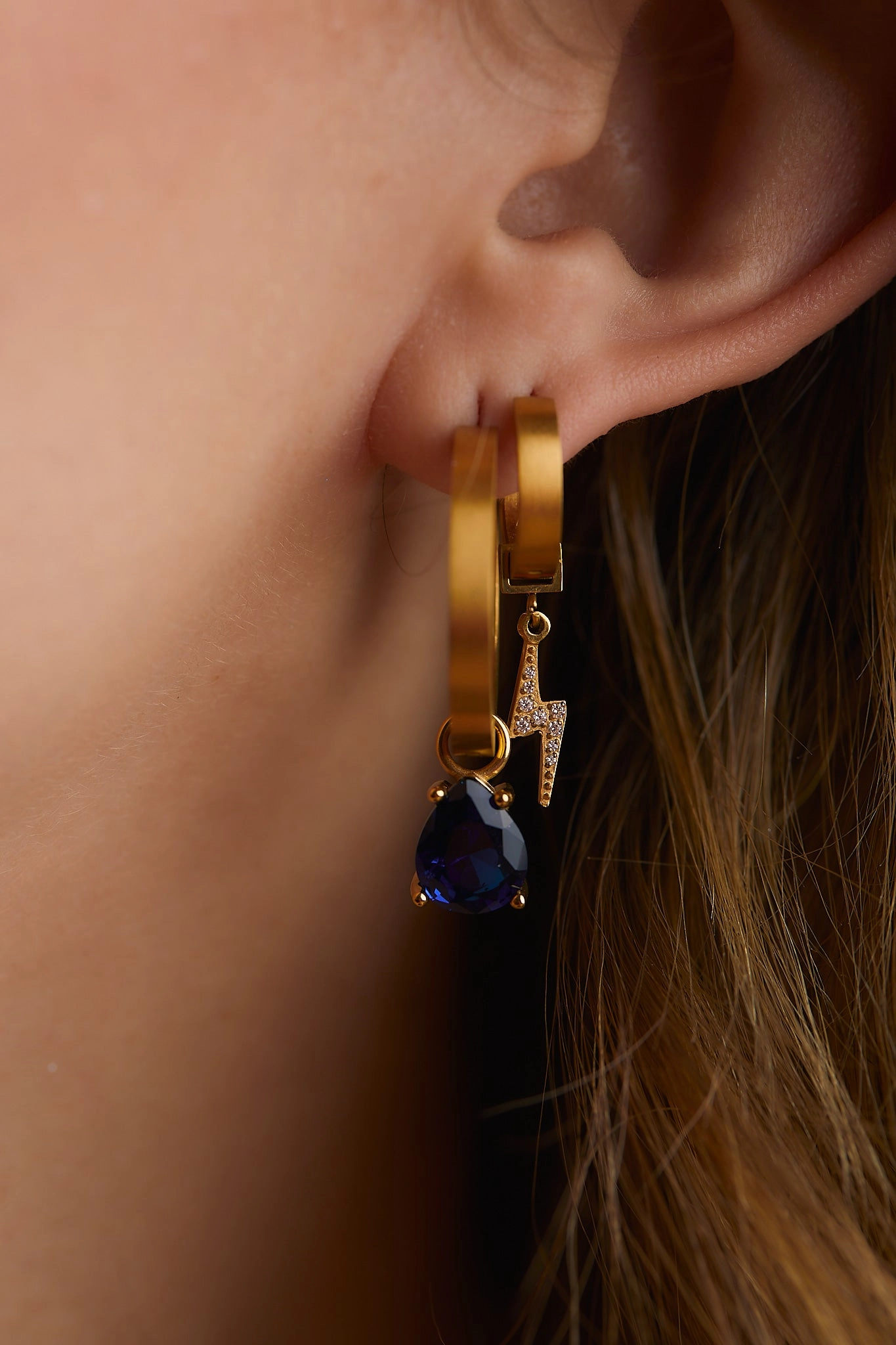 Teardrop Gemstone Charms