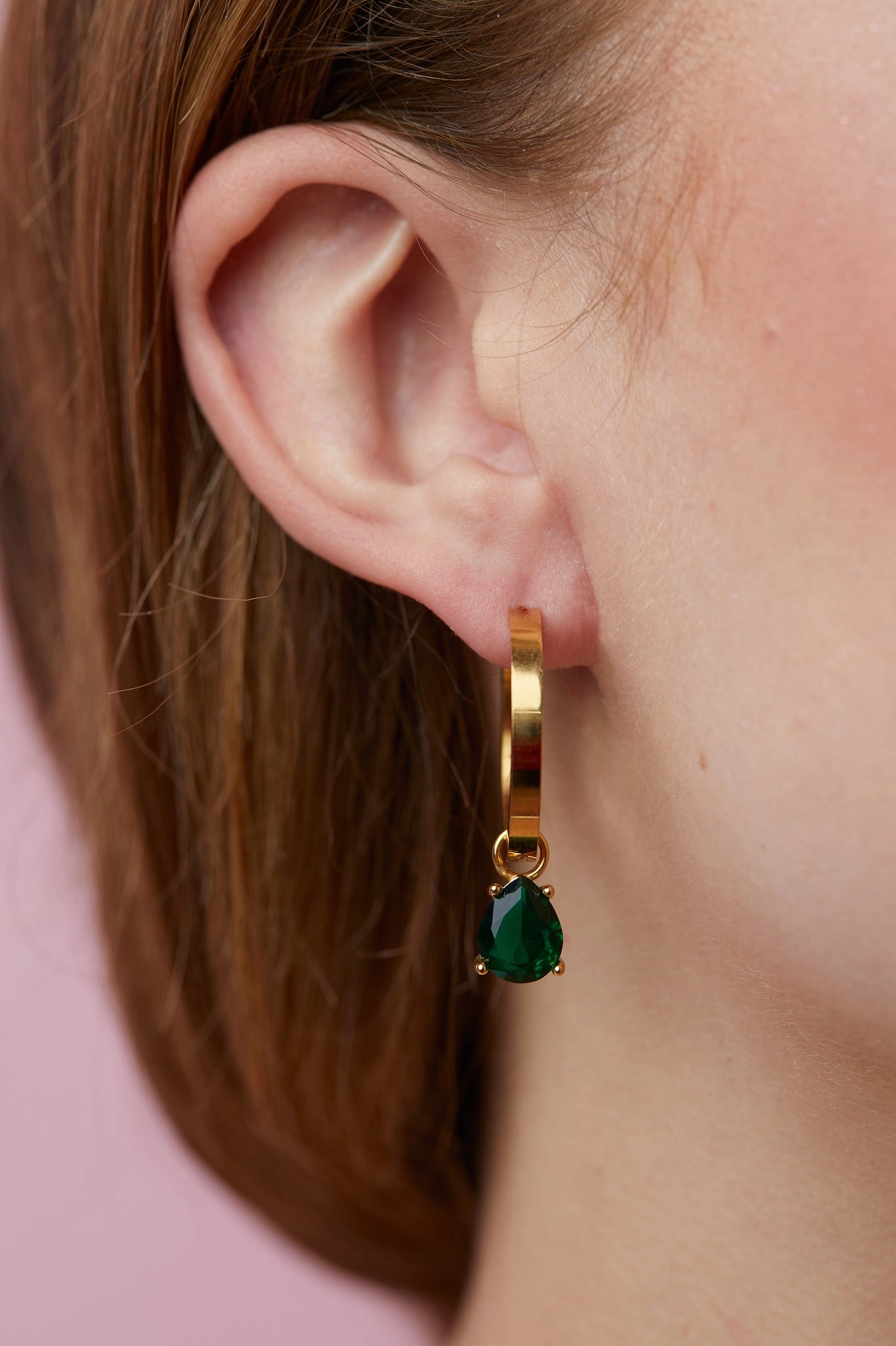 Teardrop Gemstone Charms