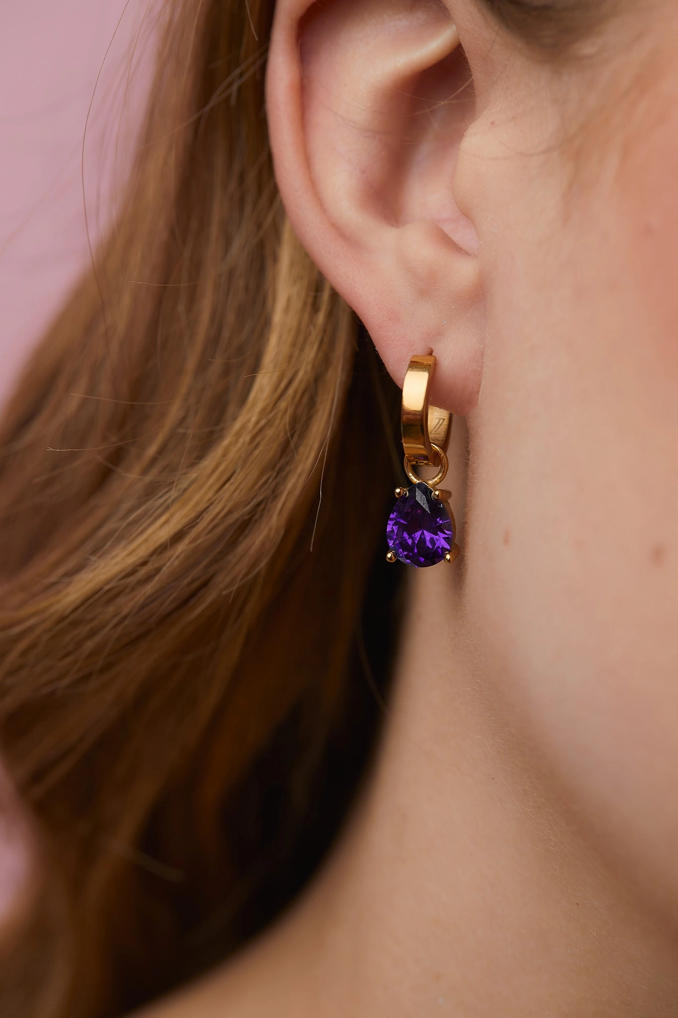Teardrop Gemstone Charms
