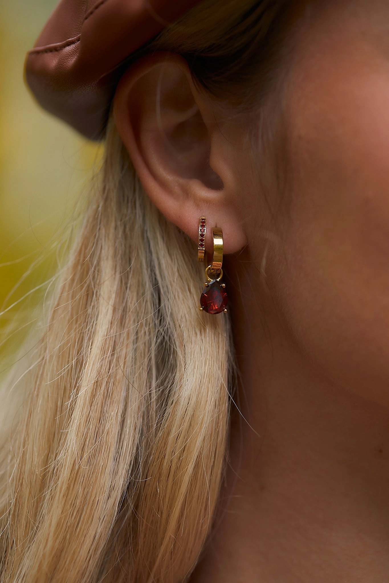Teardrop Gemstone Charms