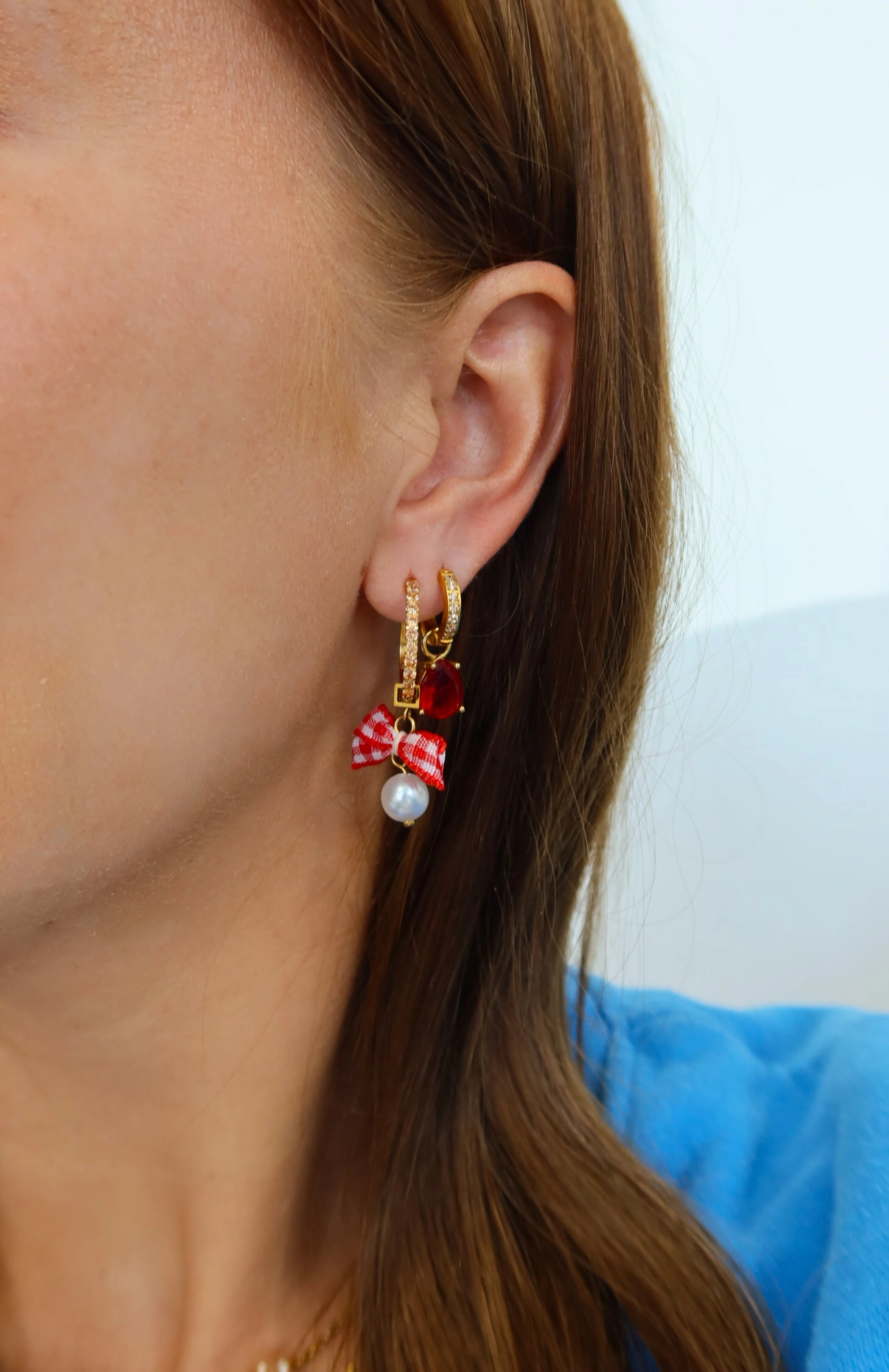 Teardrop Gemstone Charms