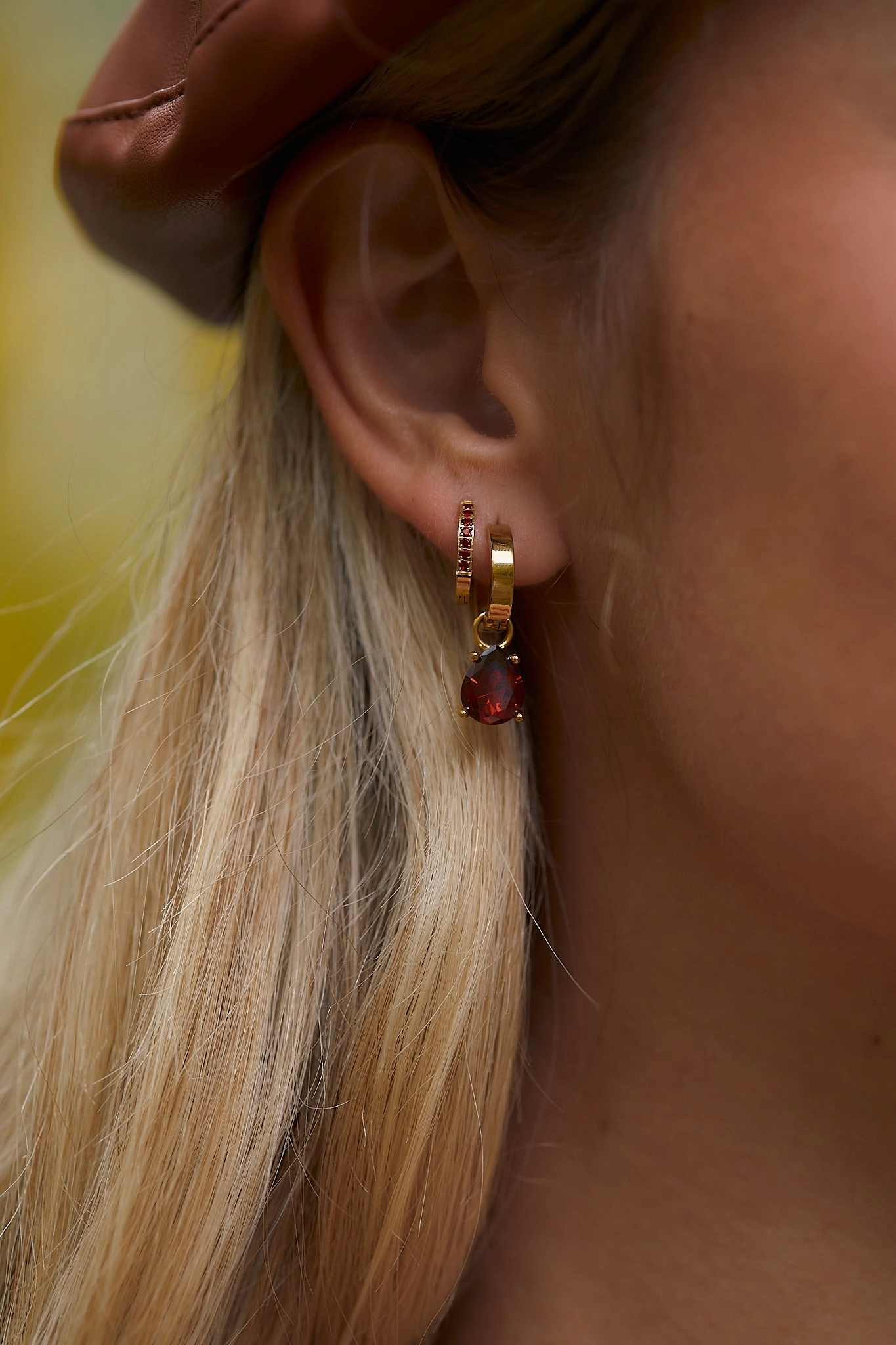 Teardrop Gemstone Charms