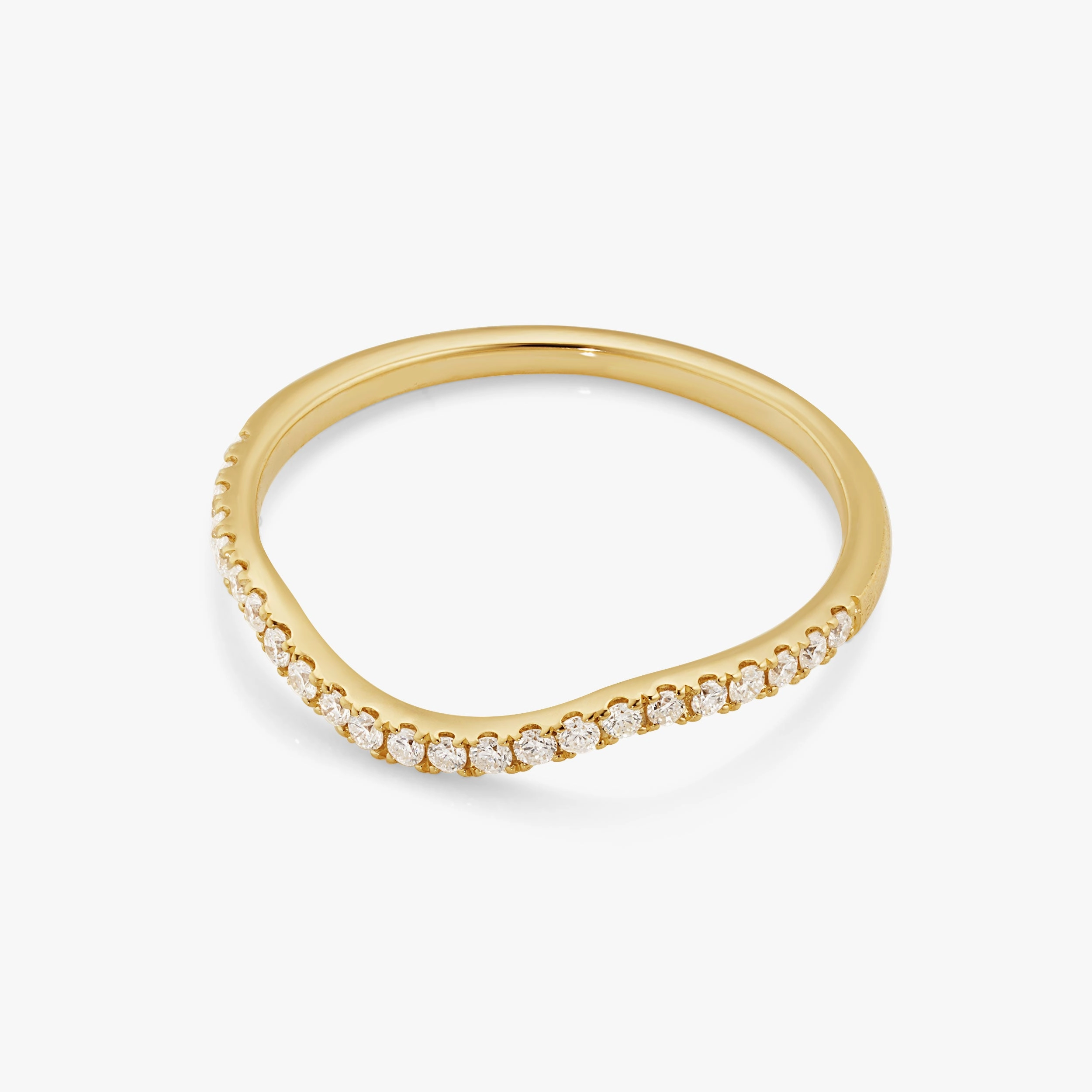 The Arc Diamond Stack Ring