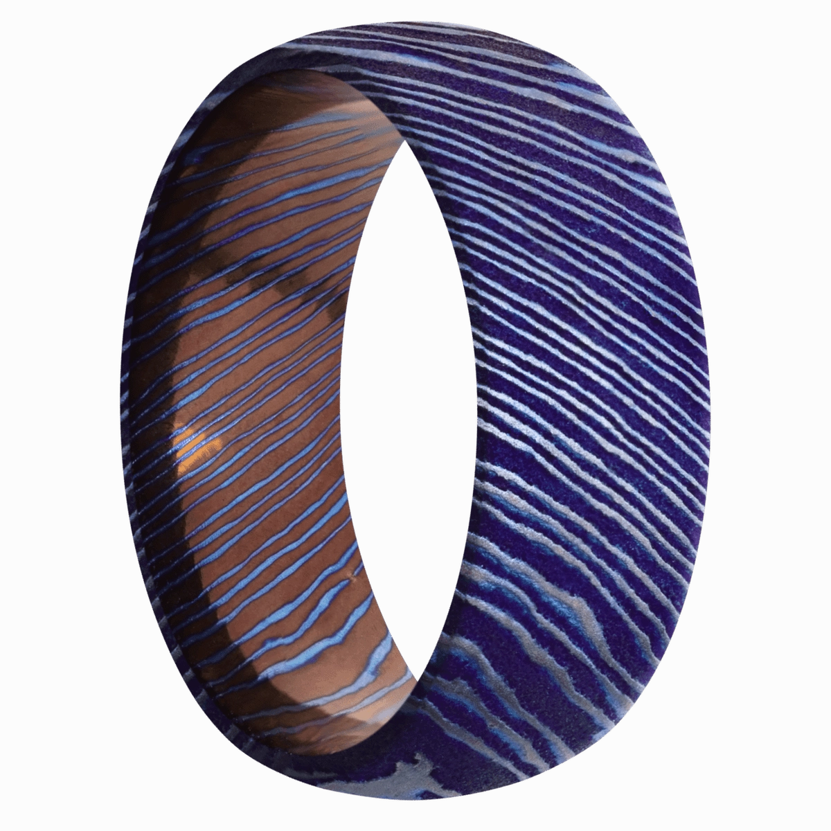 Titanium Damascus with Satinetched Finish