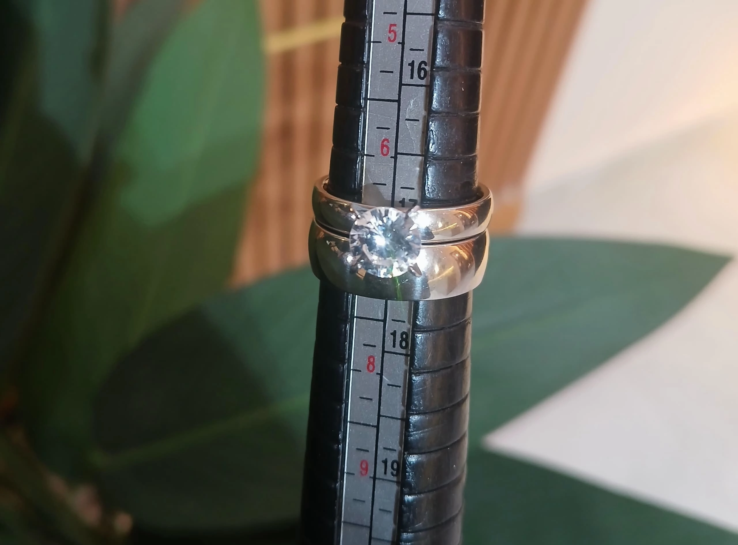 Titanium Round Bride set