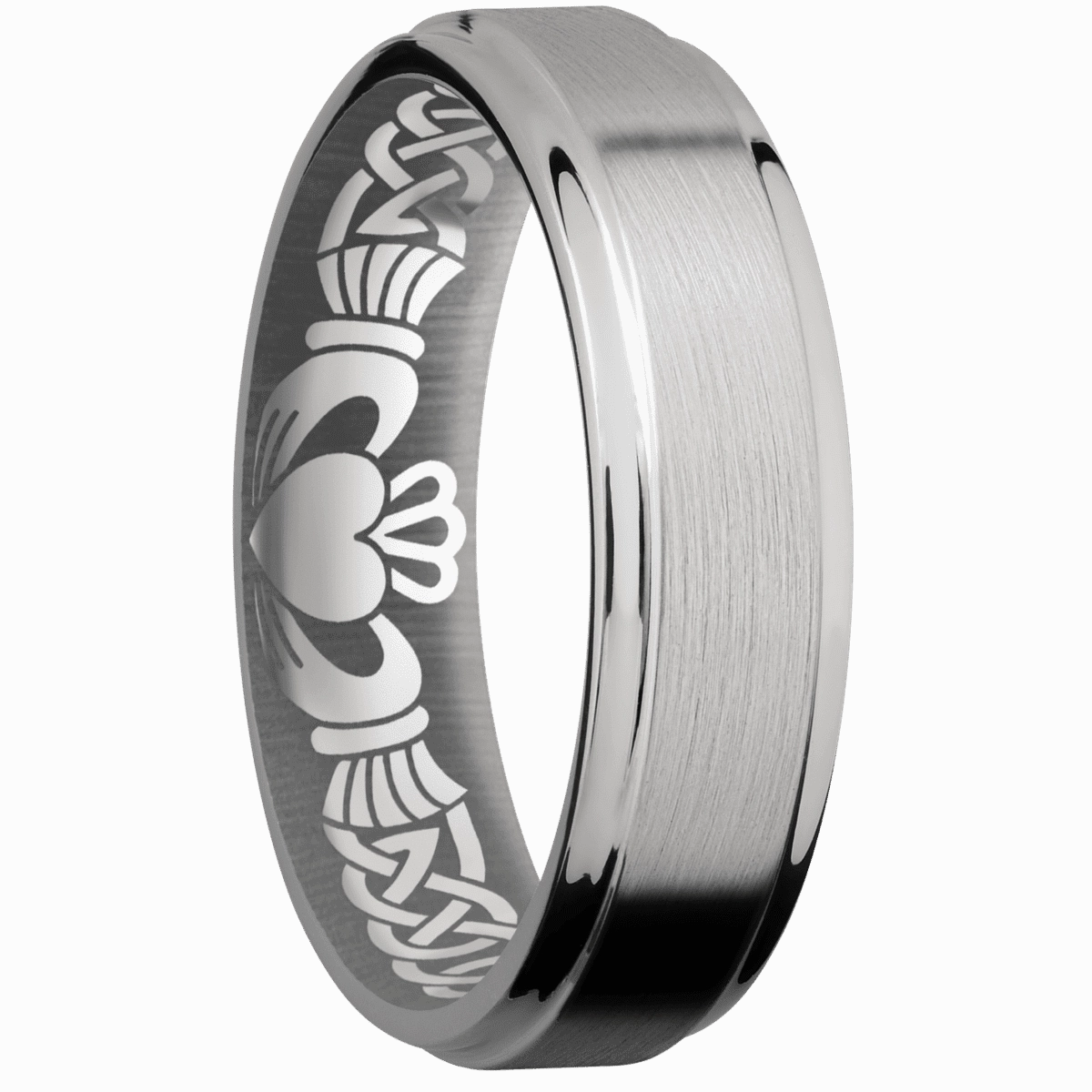 Titanium with Satin , Polish Finish