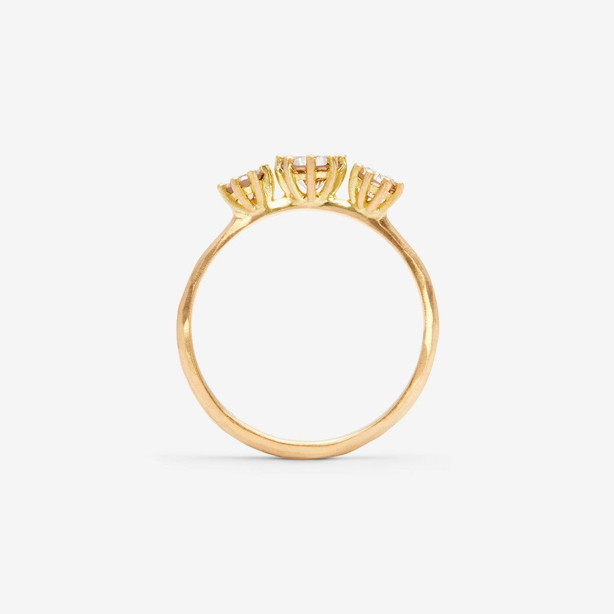 Triple Brown Diamond Blooming Ring | R19001BR