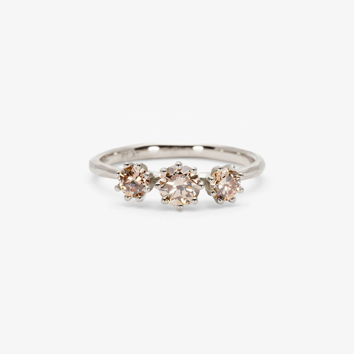 Triple Brown Diamond Blooming Ring | R19001BR