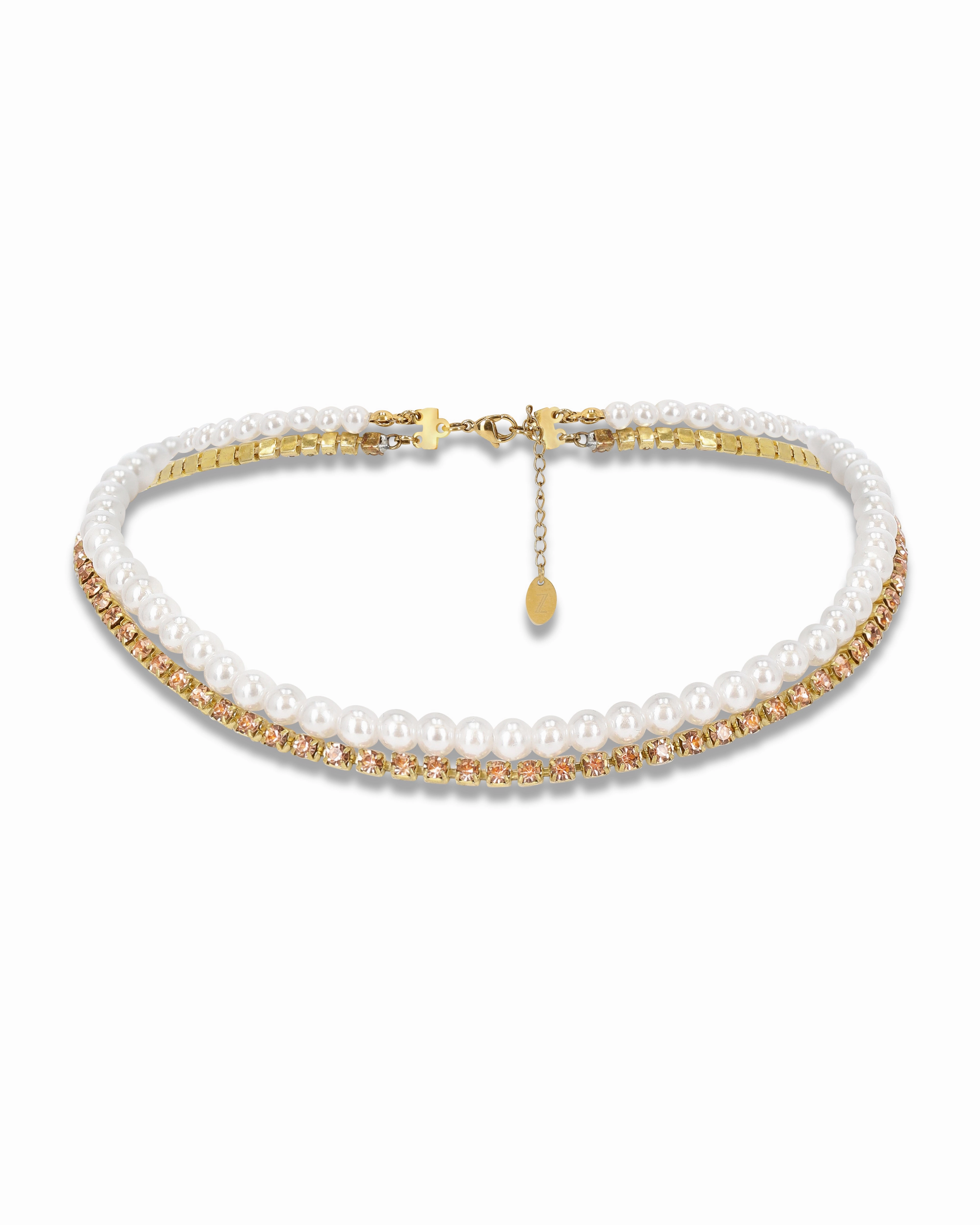 Twilight Pearl   Tennis Choker