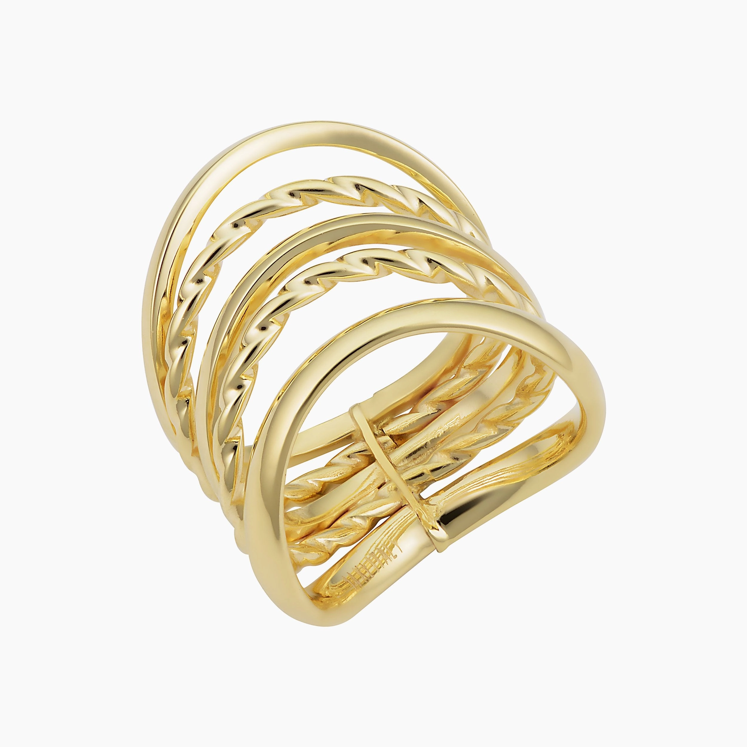 Wavy Stack Ring