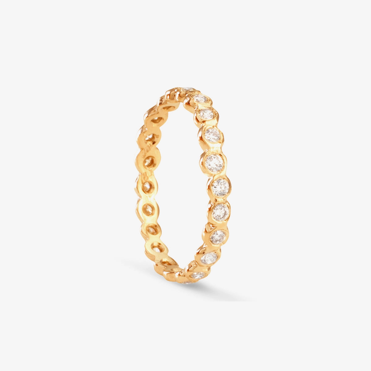 White Diamond Circle Eternity Band | R1101W