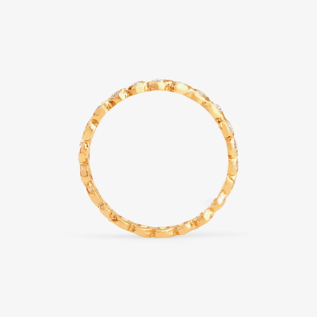White Diamond Circle Eternity Band | R1101W