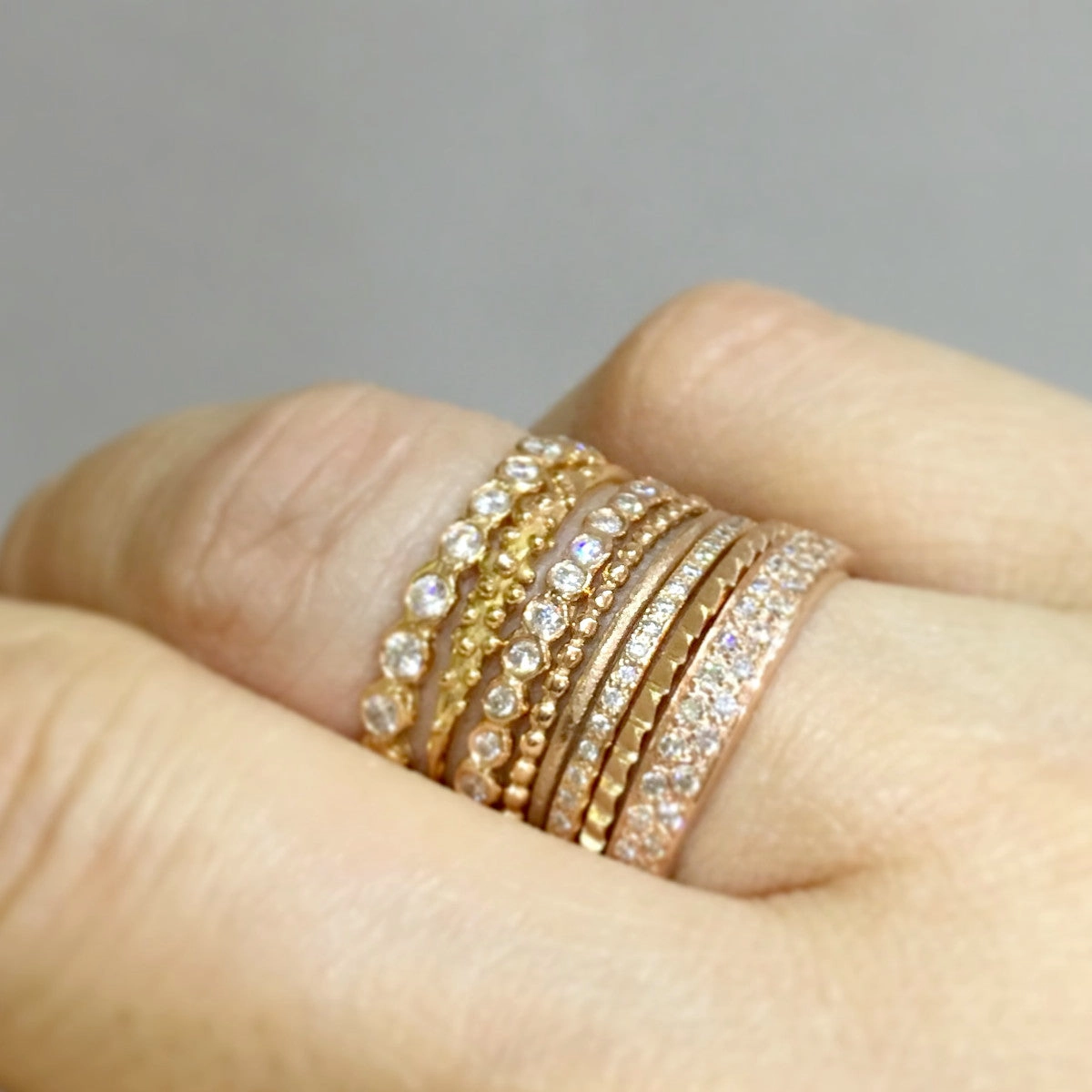 White Diamond Double Eternity Band | R7101W