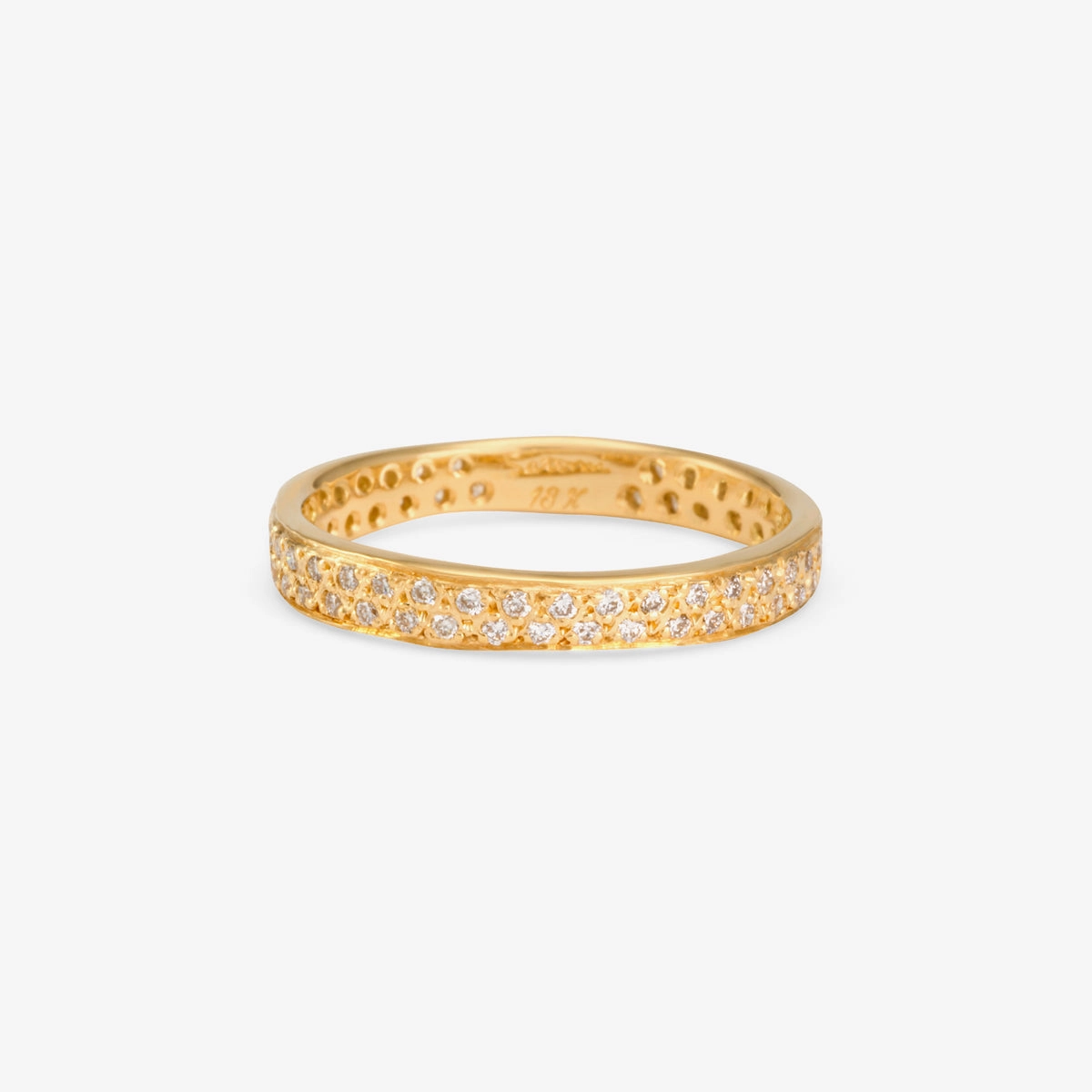 White Diamond Double Eternity Band | R7101W