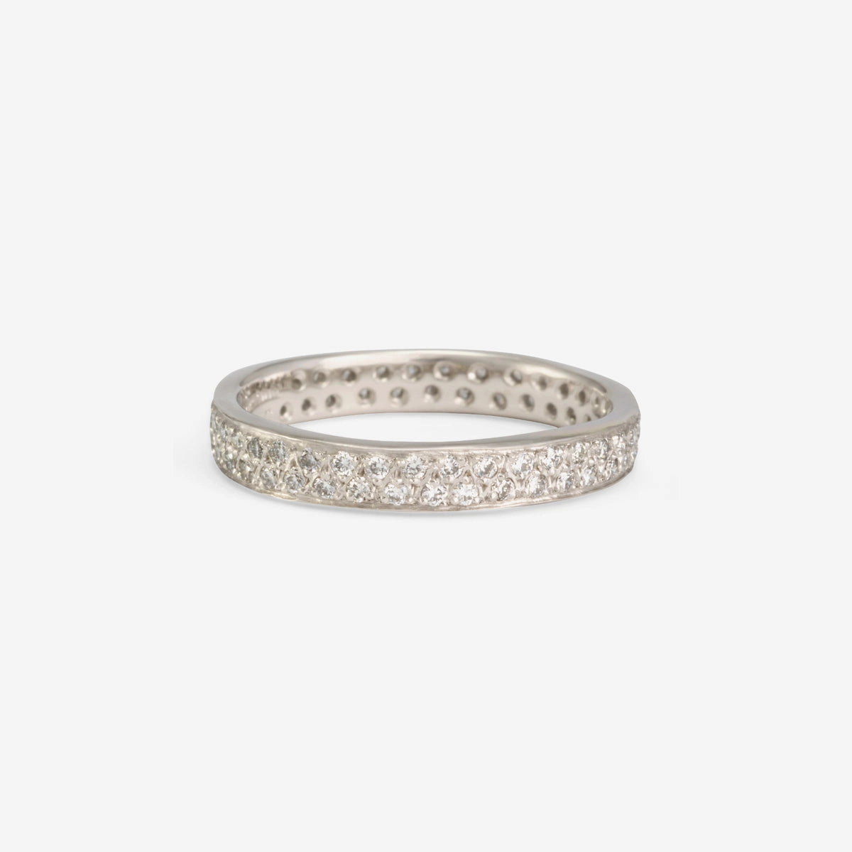 White Diamond Double Eternity Band | R7101W