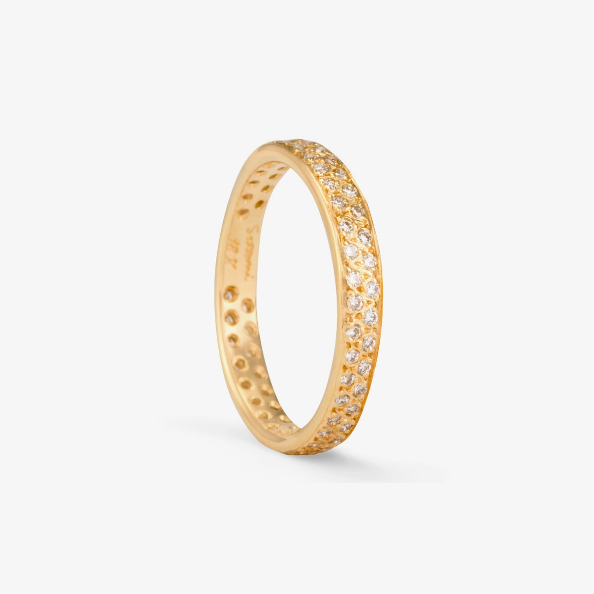 White Diamond Double Eternity Band | R7101W