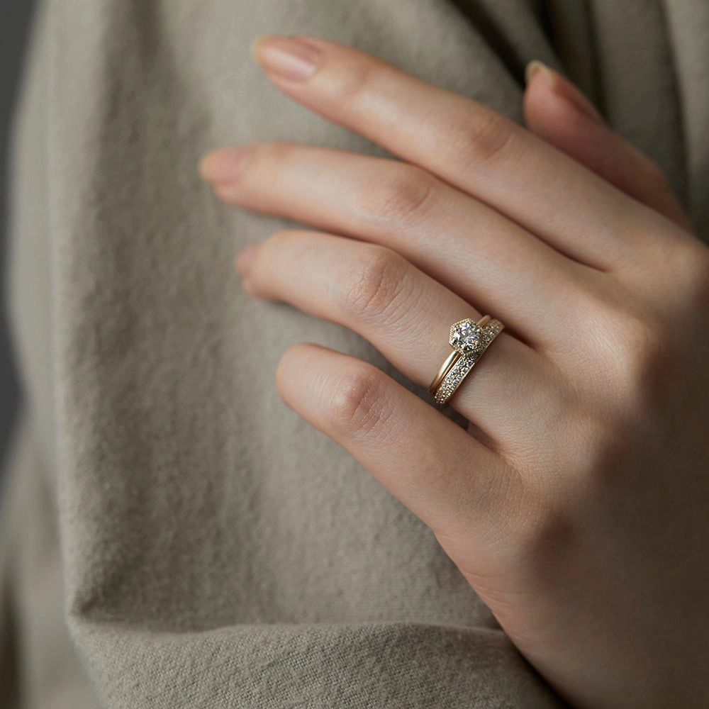 White Diamond Double Eternity Band | R7101W
