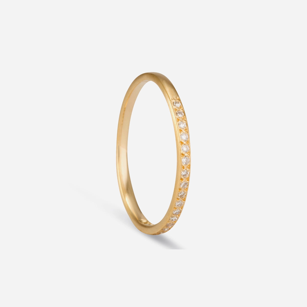 White Diamond Half-Eternity Band | R0207W