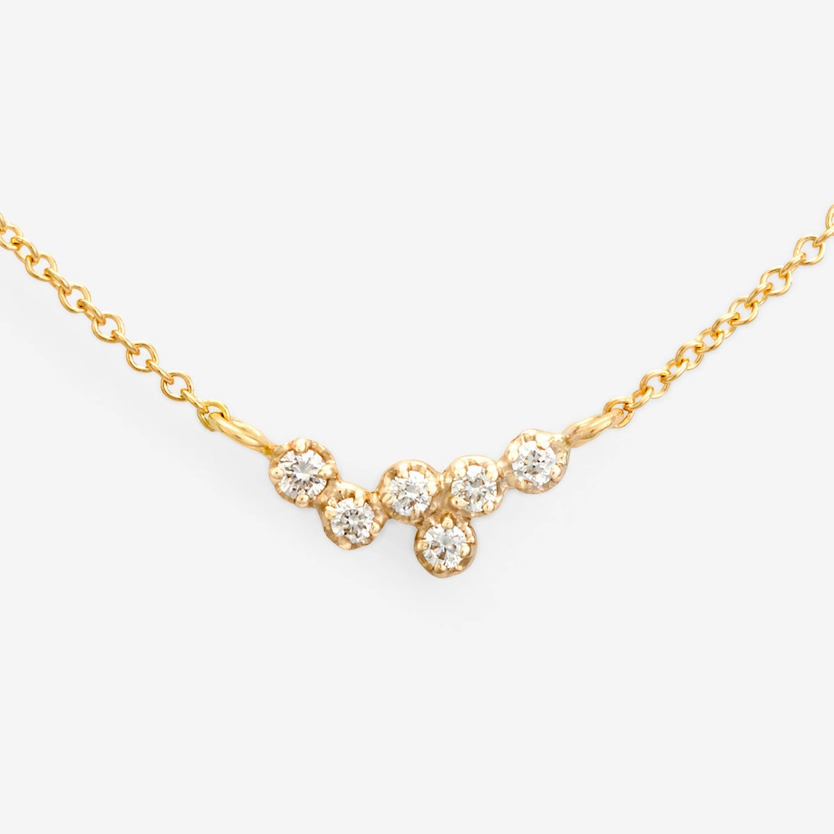 White Diamond Hydra Necklace | N4403W